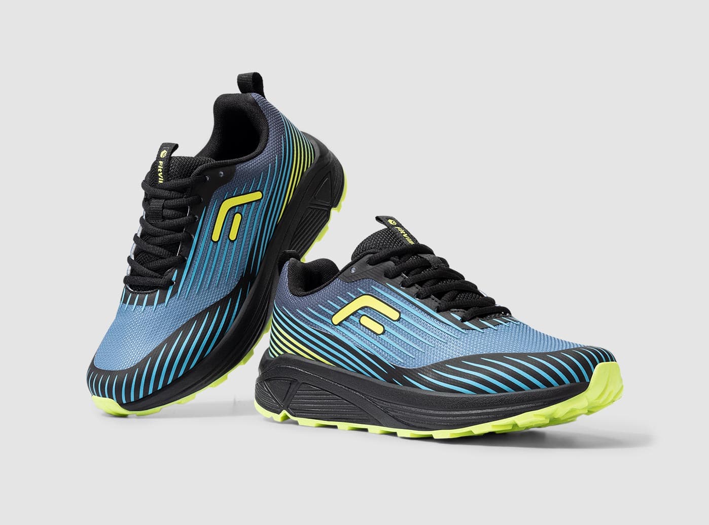 FitVille Men's AllTraction Trail Running Shoes V2 - 8