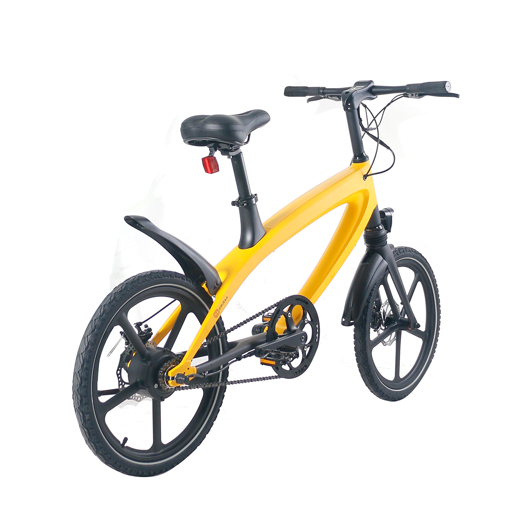 (LOWER FINAL PRICES ON OUR SITE!) The Official Solar Beam Yellow E-Bike with Built-in Speakers & Bluetooth (Range up to 60km)