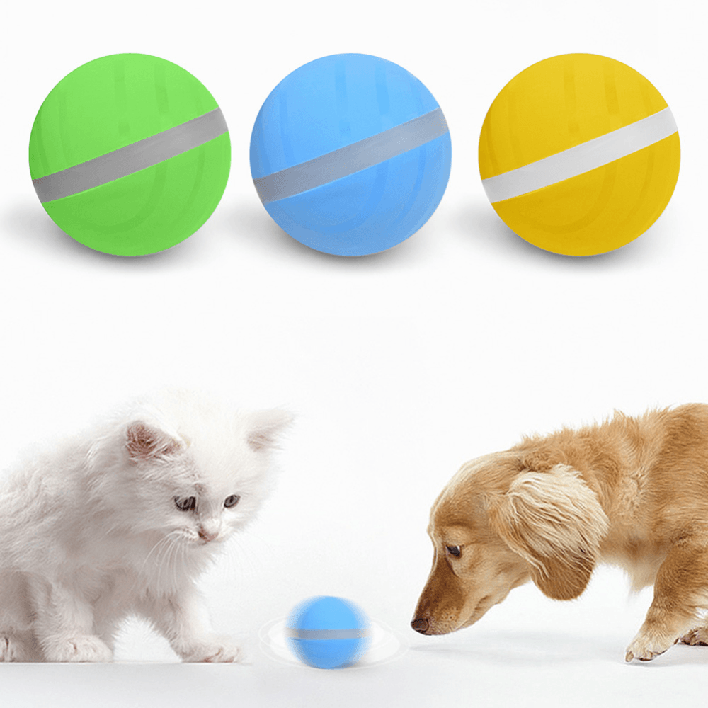 Interactive Smart Pet Toy Ball - The Ultimate Playmate For Your Furry Friend by Dog Hugs Cat