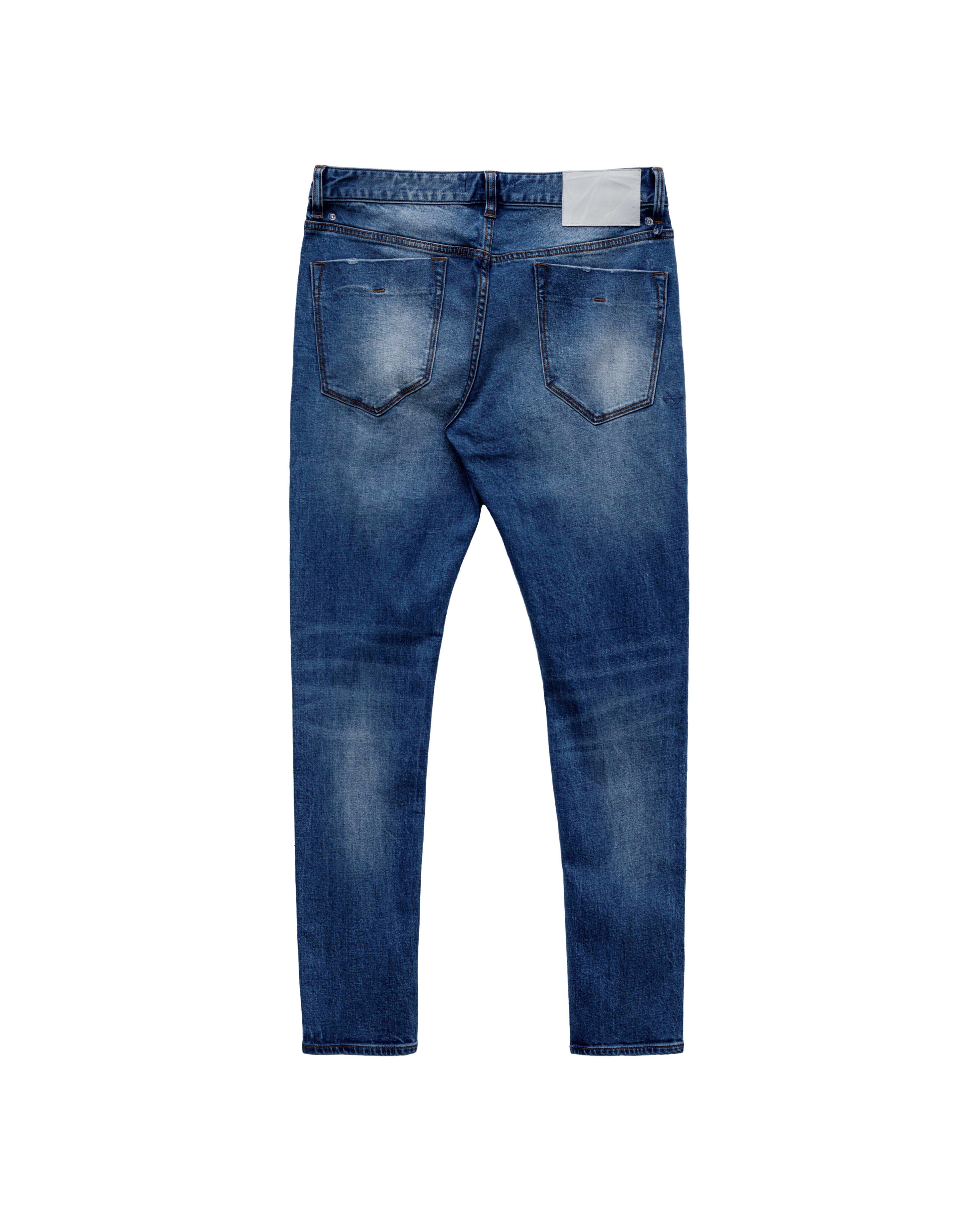 Konus Men's Slim Basic Blue Denim - shopatkonus