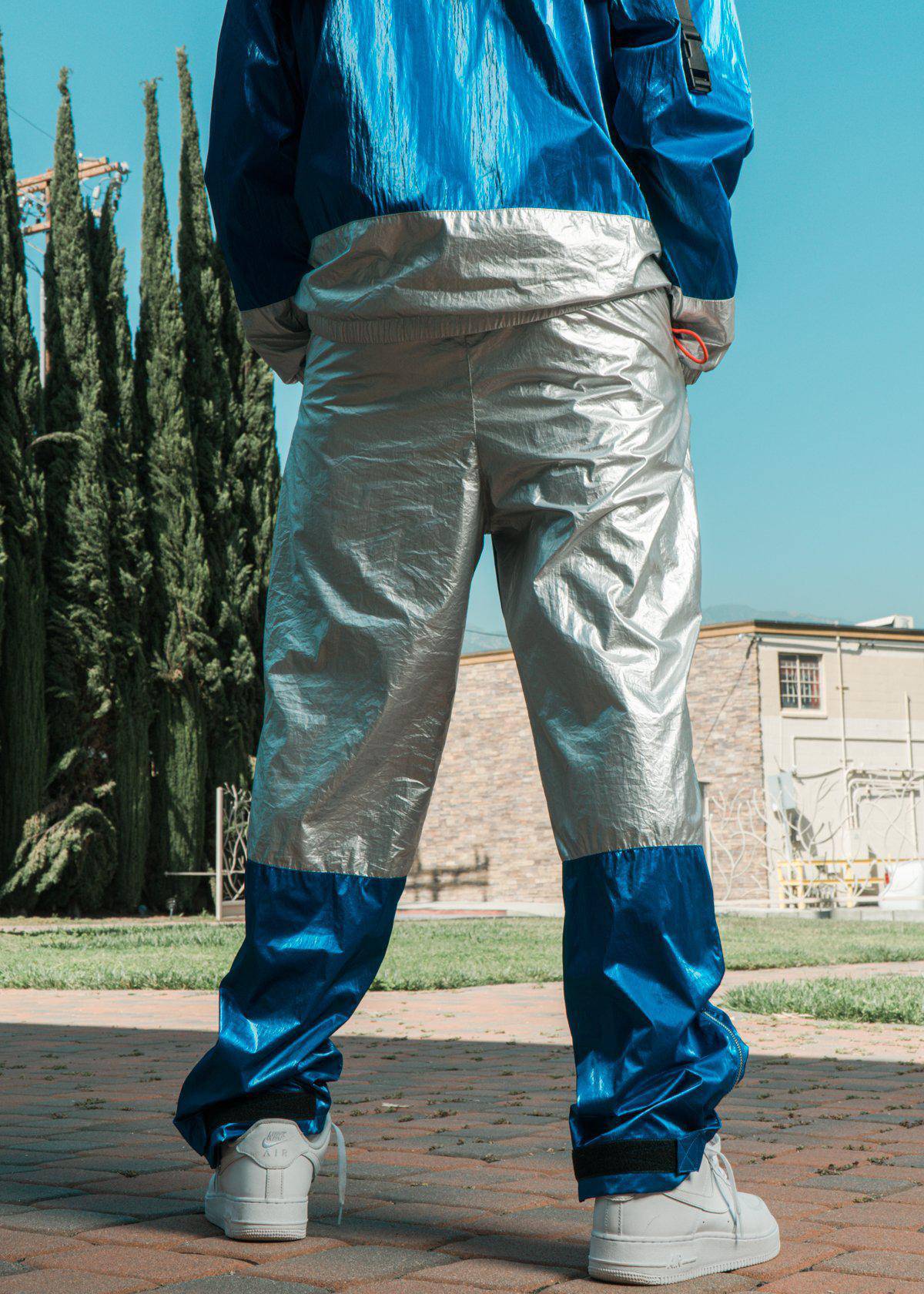 Blank State Men's Pants in Metallic Blue - shopatkonus