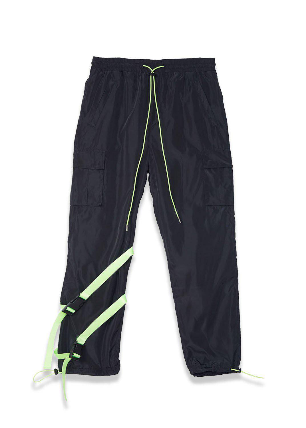 Blank State Men's Swishy Utility Cargo Pants in Black - shopatkonus