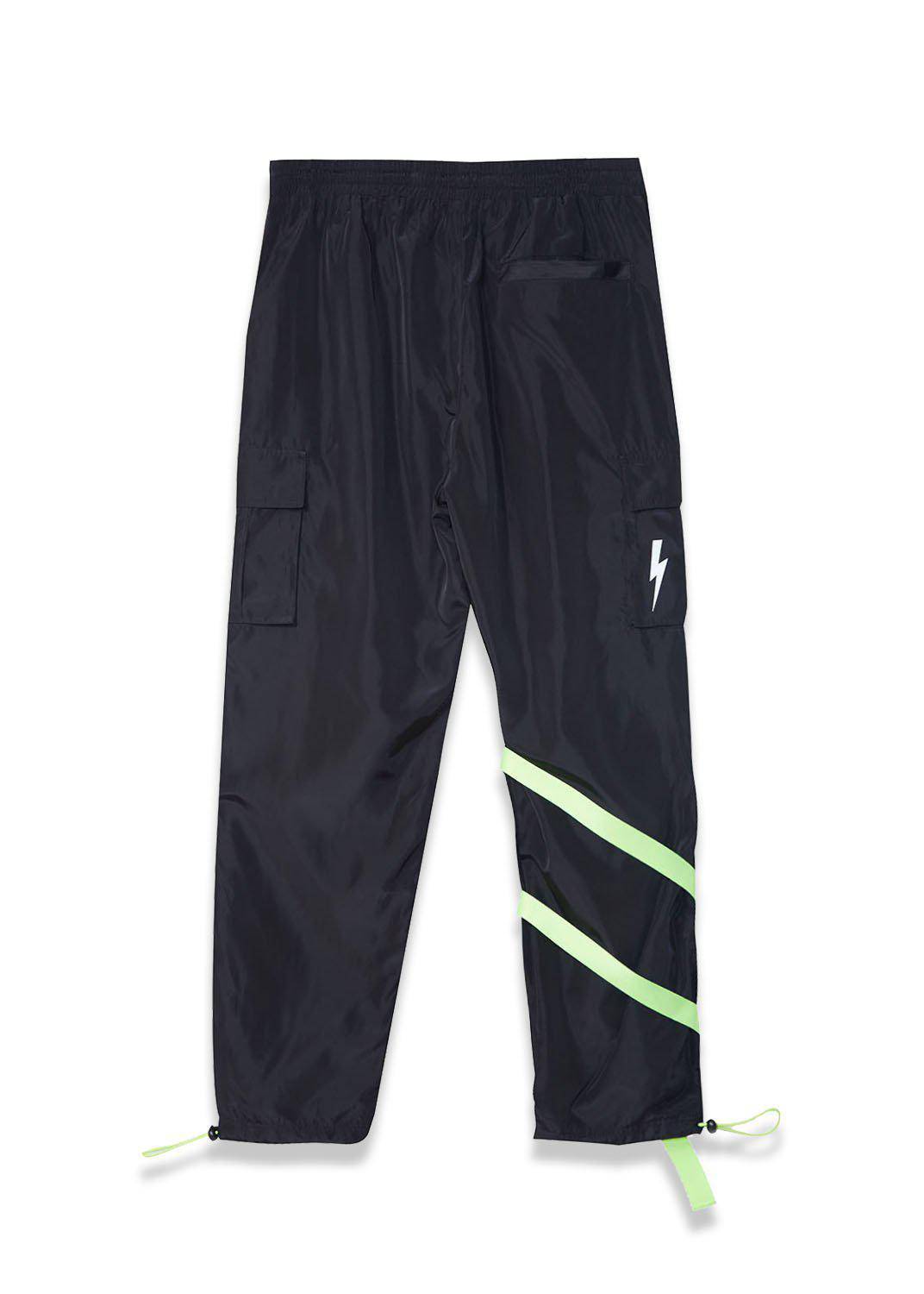 Blank State Men's Swishy Utility Cargo Pants in Black - shopatkonus