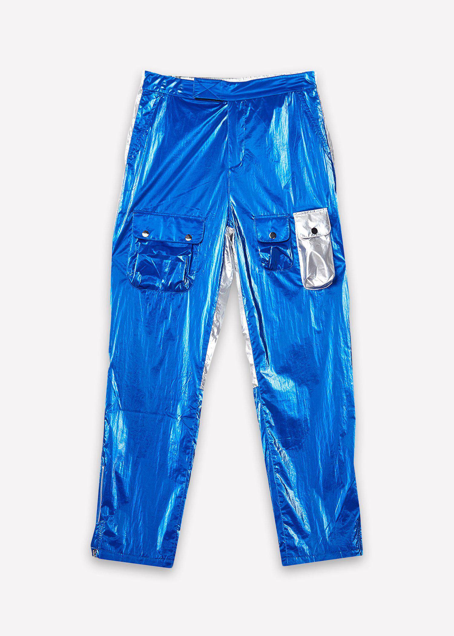 Blank State Men's Pants in Metallic Blue - shopatkonus