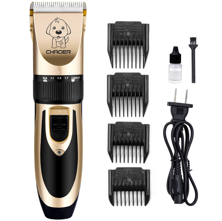 The Complete Pet Grooming Kit: Hair Trimmer And Electric Nail Clippers Set by Dog Hugs Cat