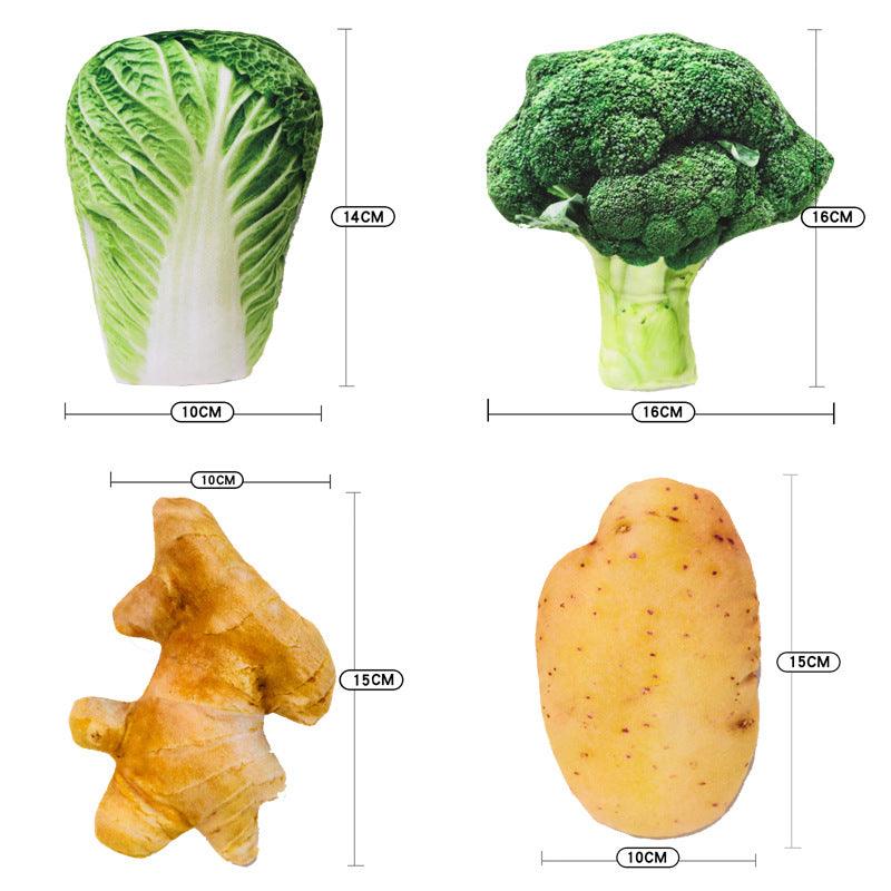 Vegetable Drumstick Chew Toy - Interactive Squeaky Toy For Dogs And Cats by Dog Hugs Cat