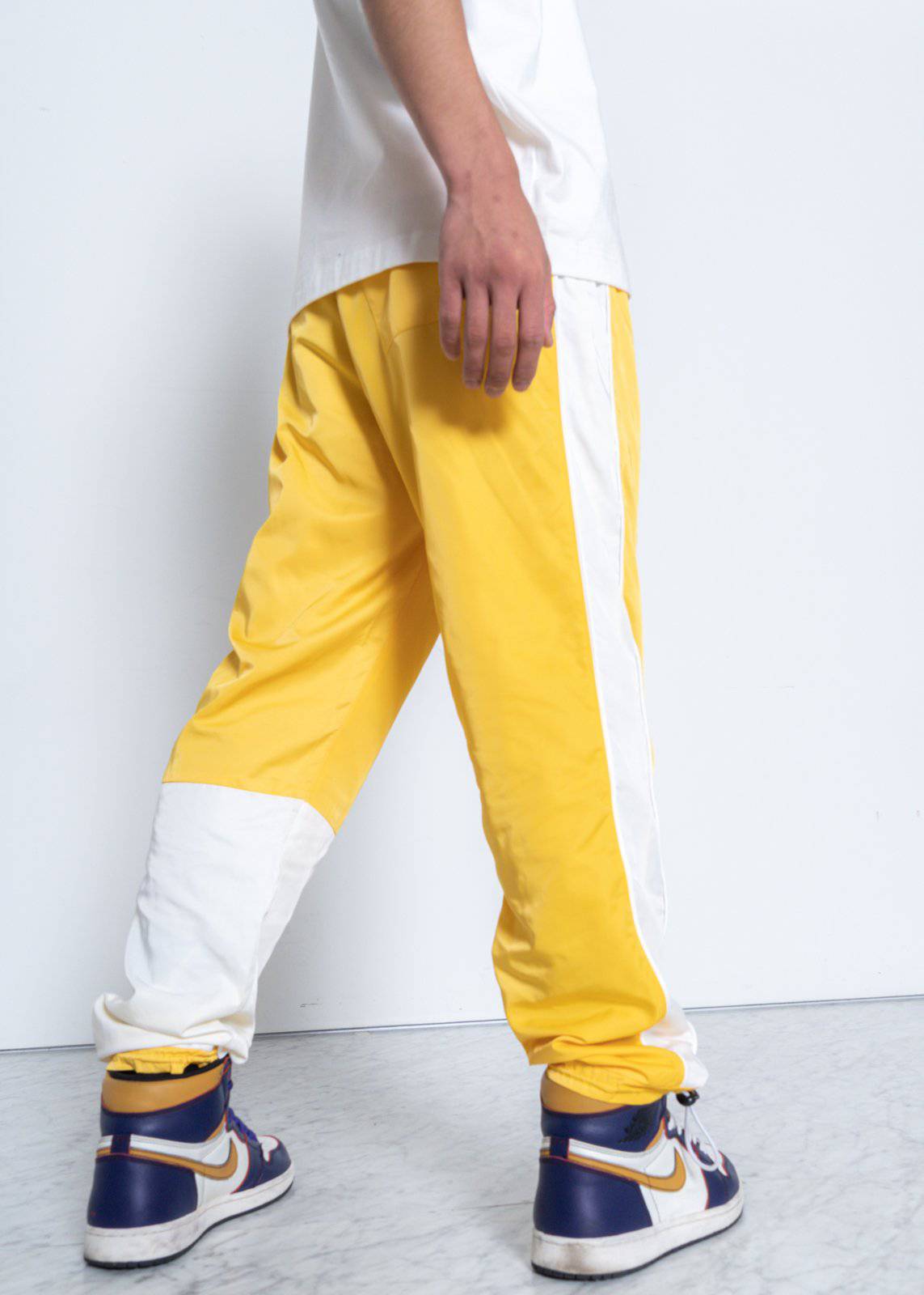 Blank State Men's 3 Stopper Swishy Pants in Yellow - shopatkonus
