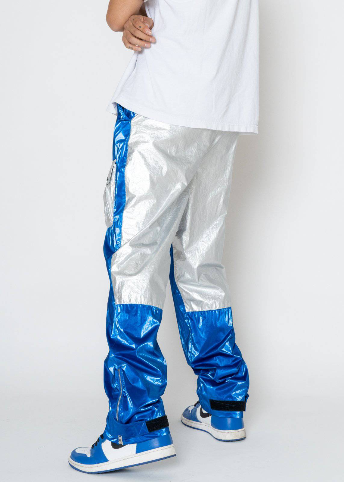 Blank State Men's Pants in Metallic Blue - shopatkonus