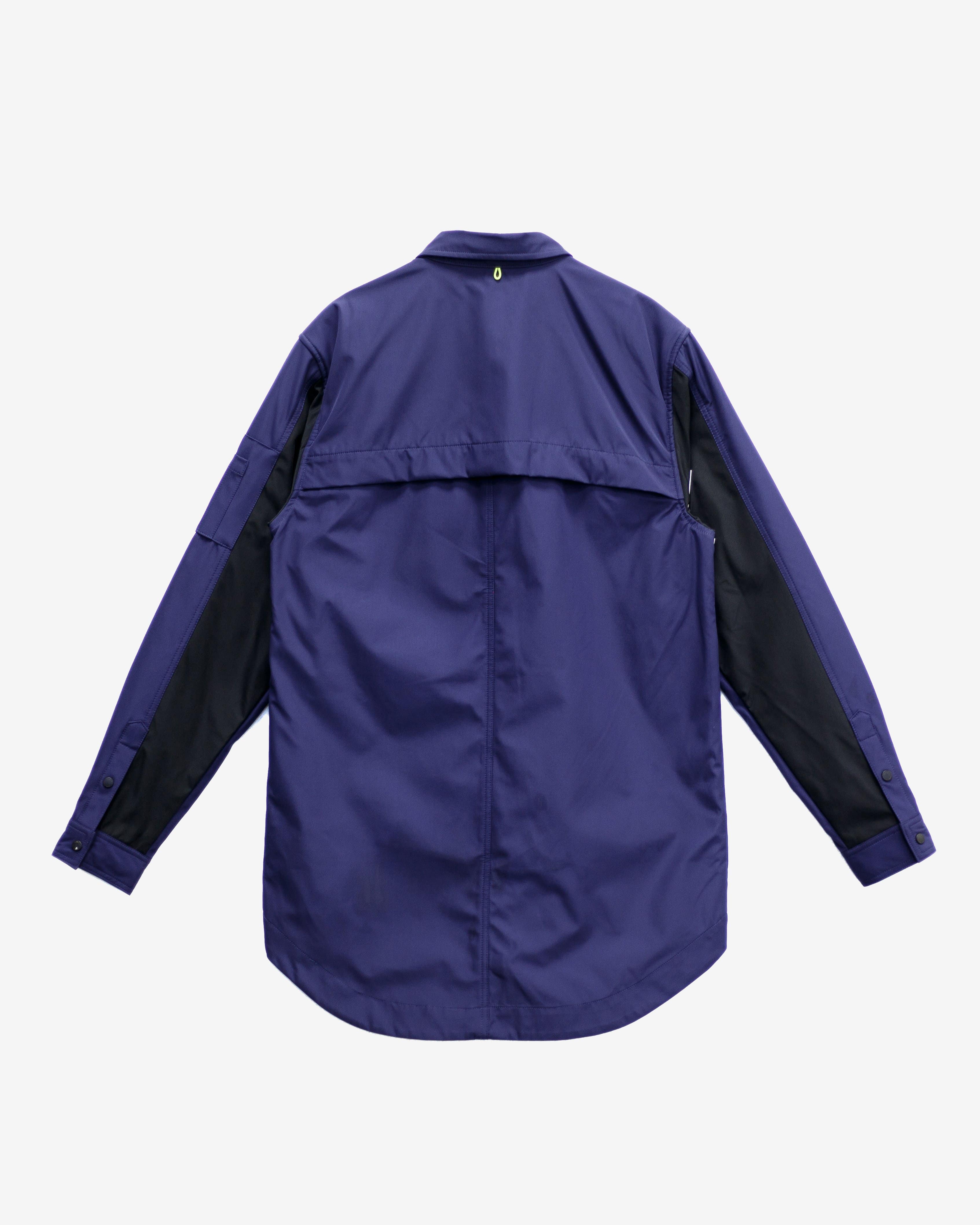 Konus Unisex Long Shirt Jacket w/ Contrast Panel - shopatkonus