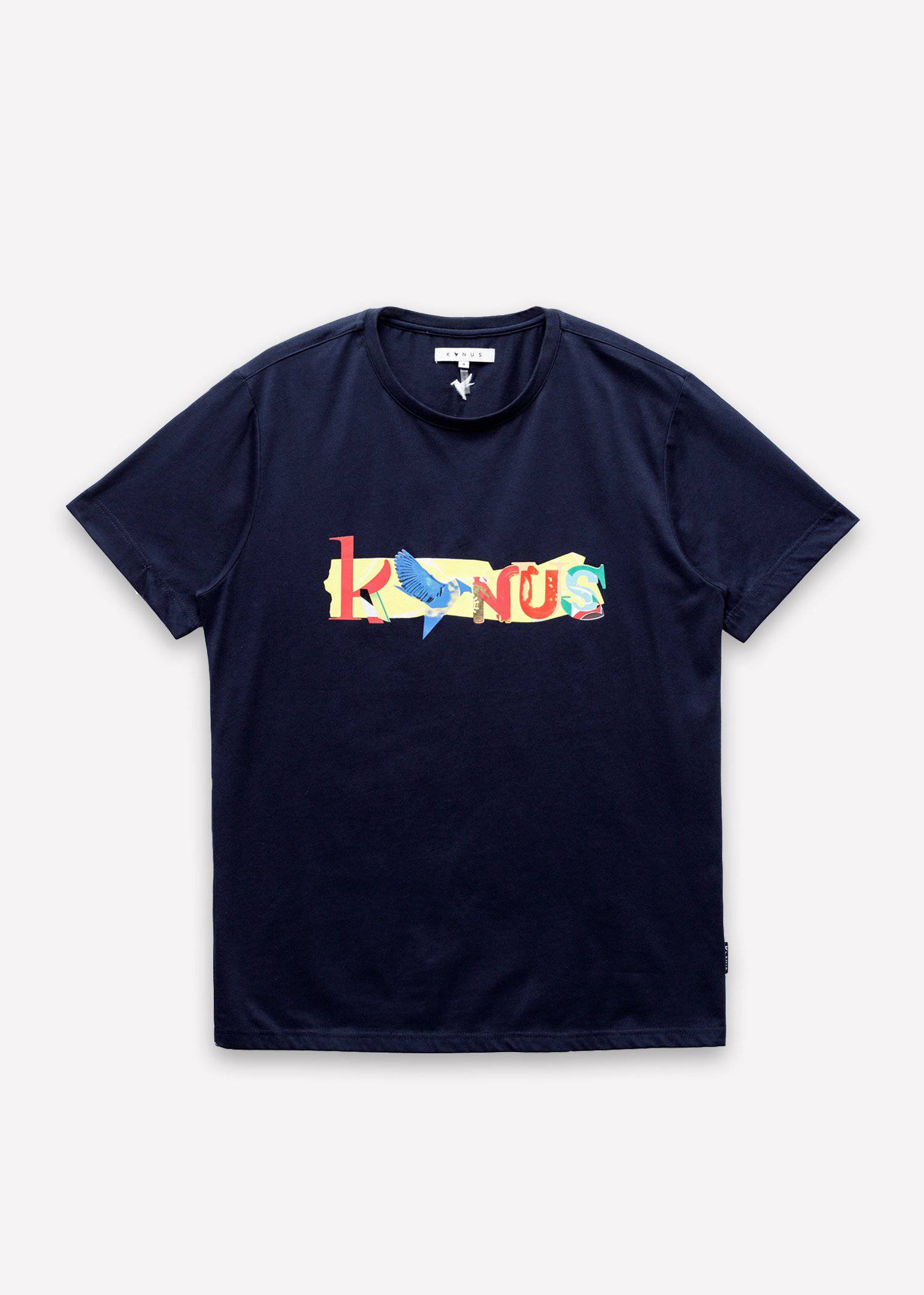 Konus Men's Graphic Tee in Navy - shopatkonus