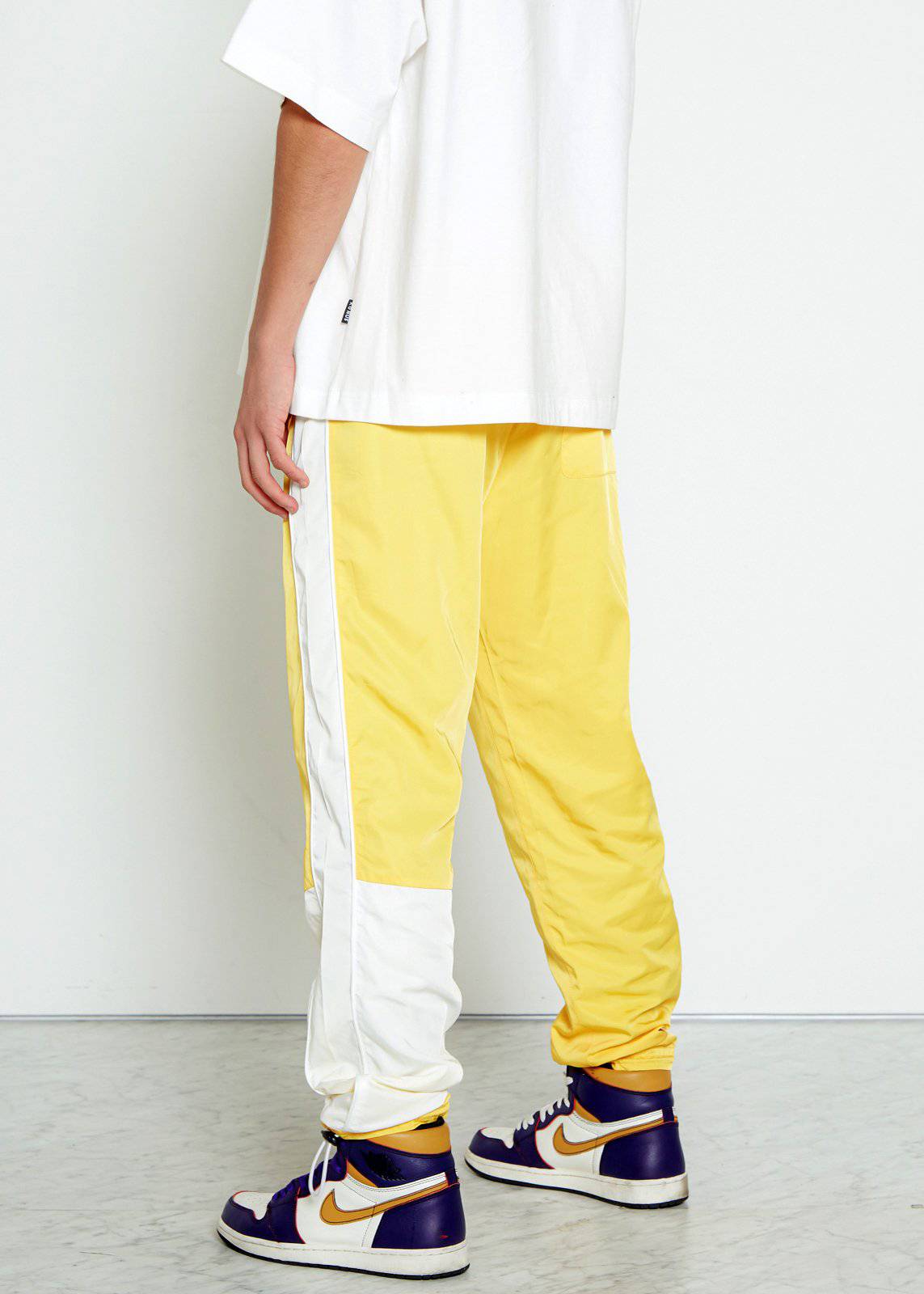 Blank State Men's 3 Stopper Swishy Pants in Yellow - shopatkonus