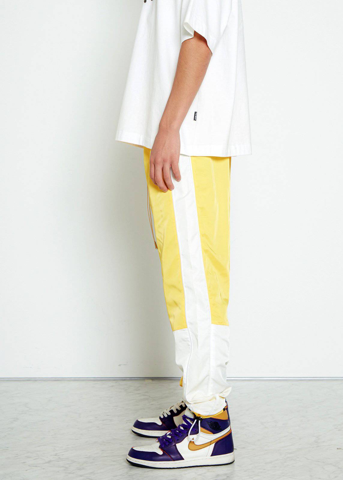 Blank State Men's 3 Stopper Swishy Pants in Yellow - shopatkonus