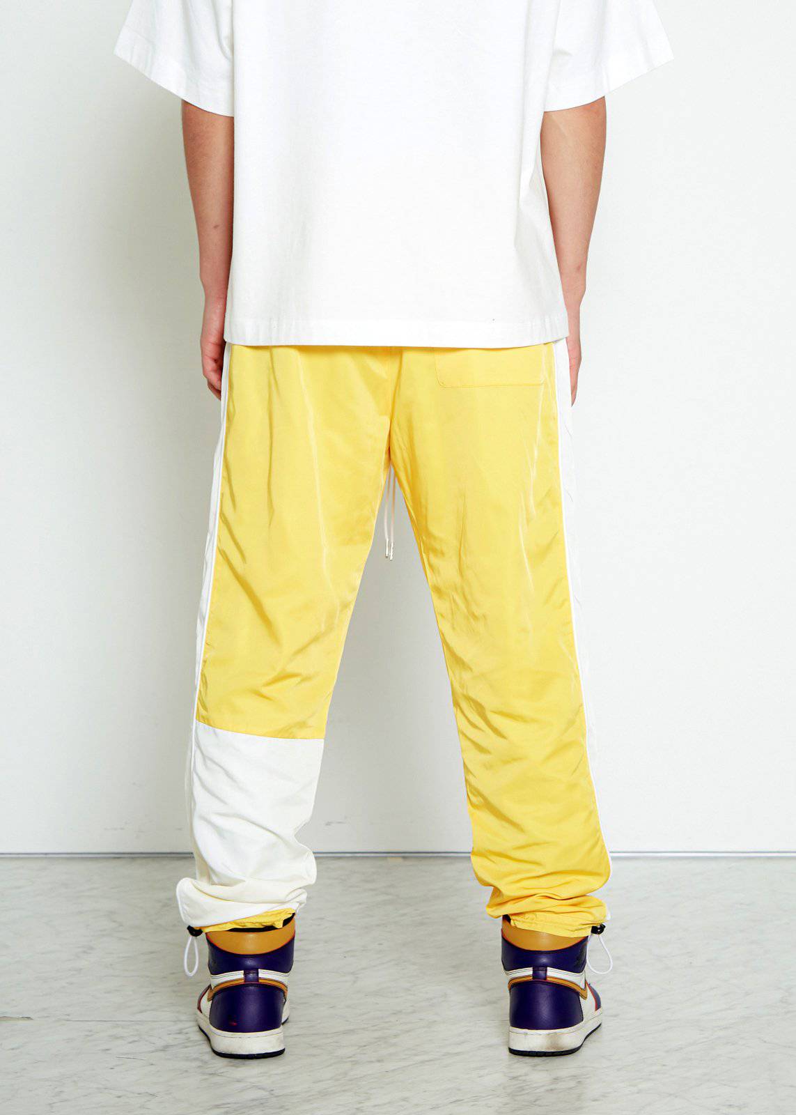 Blank State Men's 3 Stopper Swishy Pants in Yellow - shopatkonus