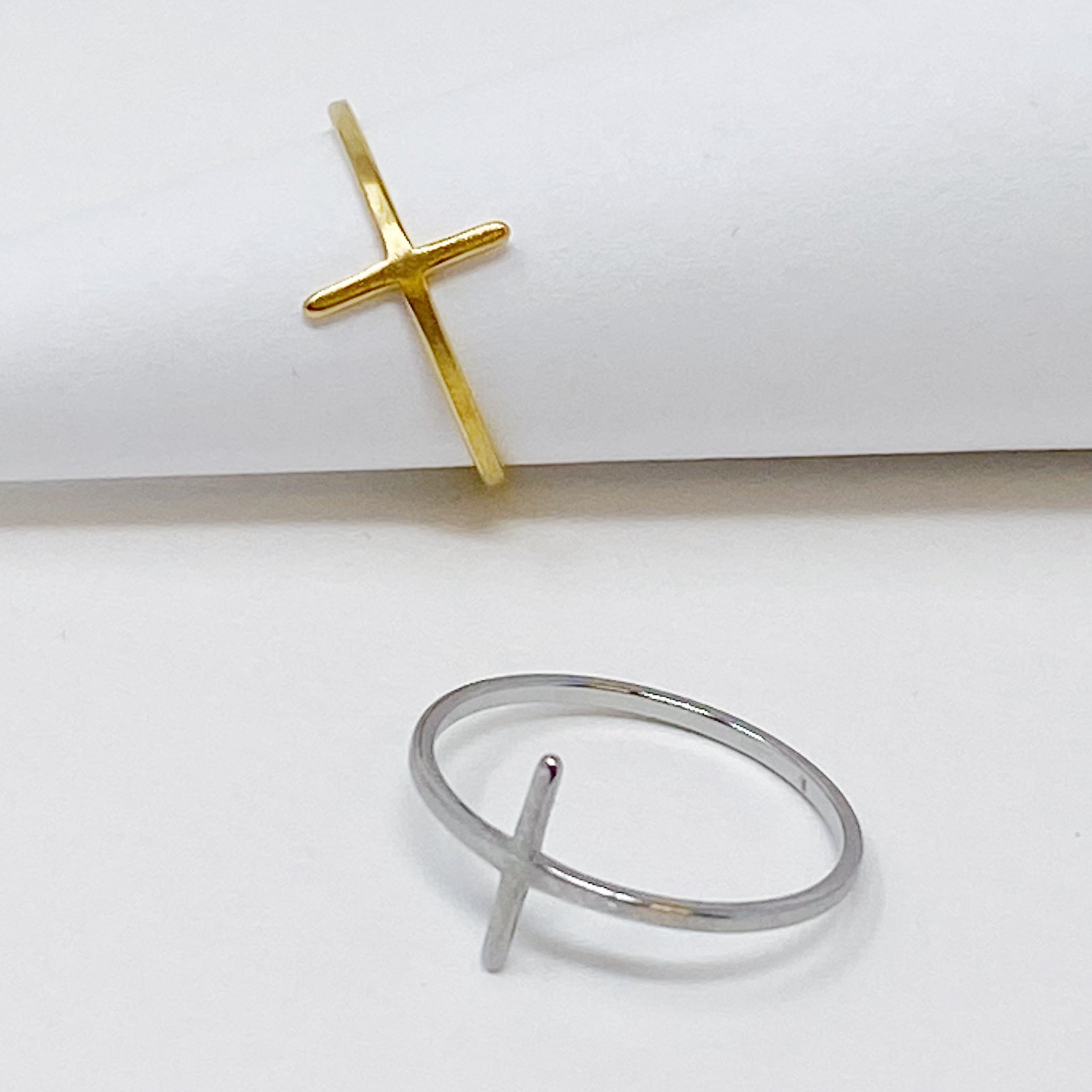 Side Cross Ring by Ellisonyoung.com