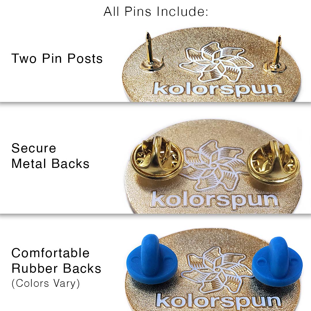"BAM!" Pop Art Pin - Kolorspun Enamel Pins