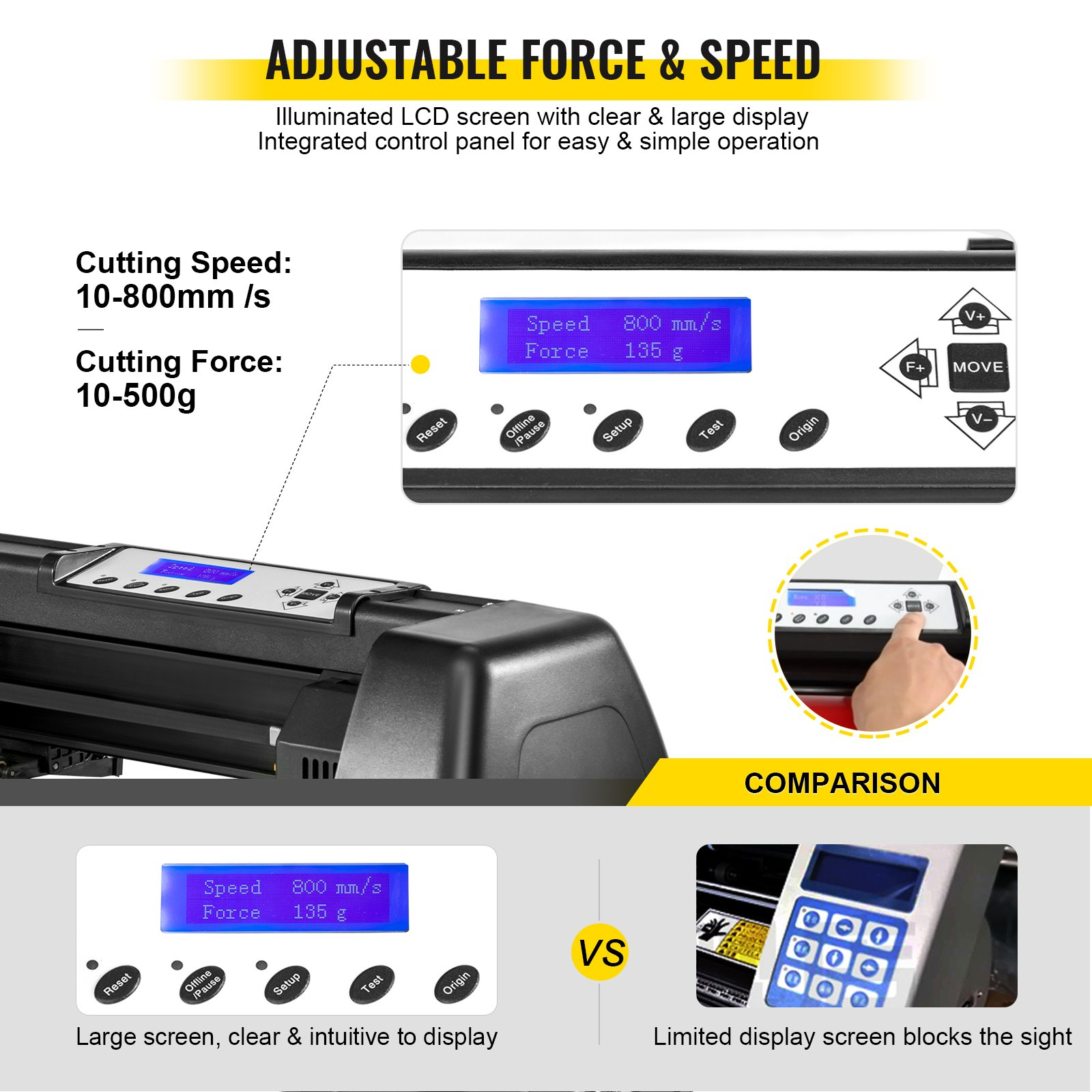 (FINAL PRICES ARE LOWER ON OUR SITE!) 8 In 1 Heat Press 12"x15" Transfer Machine 28" Vinyl Cutter/plotter Cutting Diy
