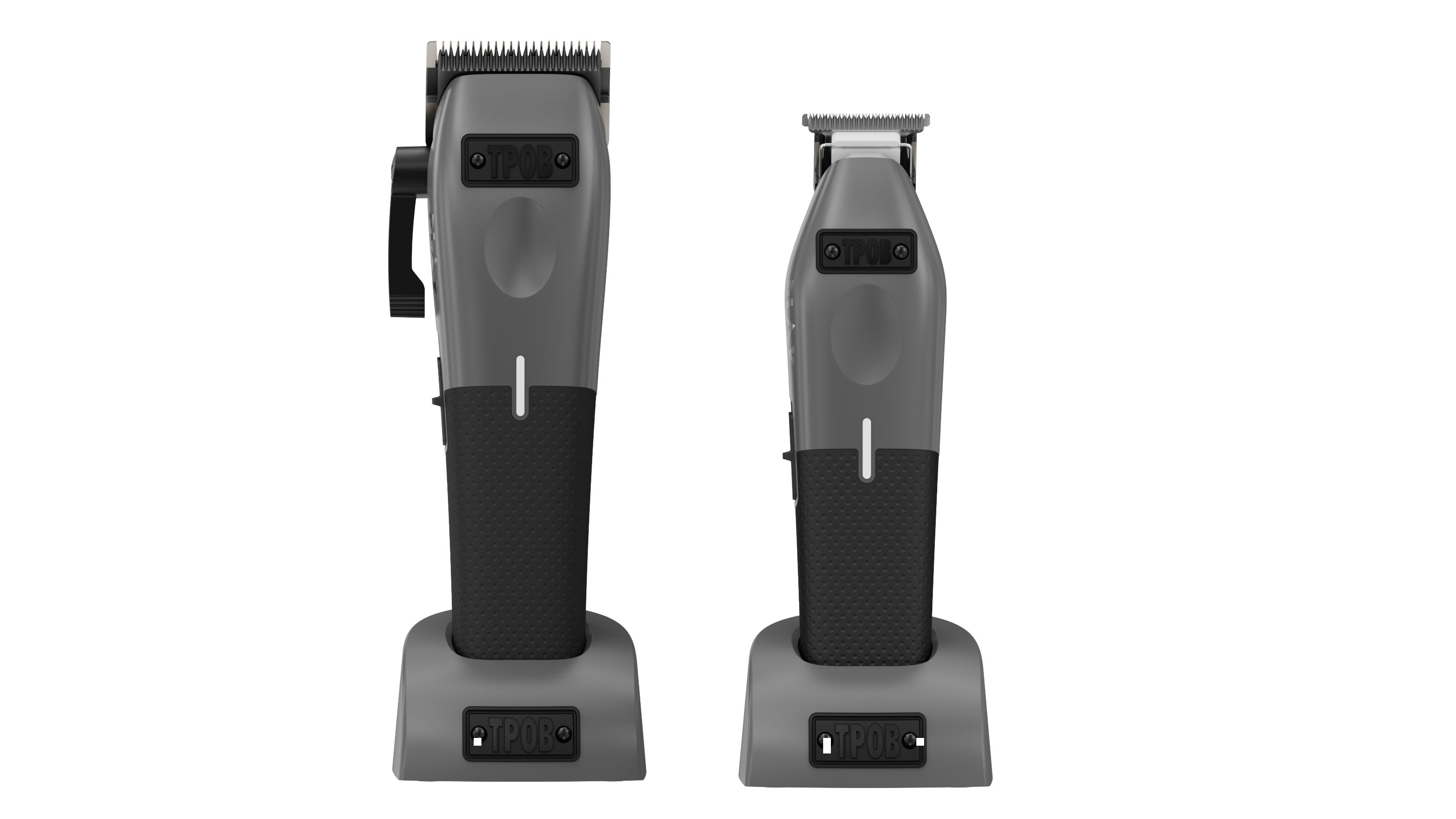 Play Gun Metal Grey Bundle (Clipper & Trimmer) (Wholesale case of 12) by TPOB USA