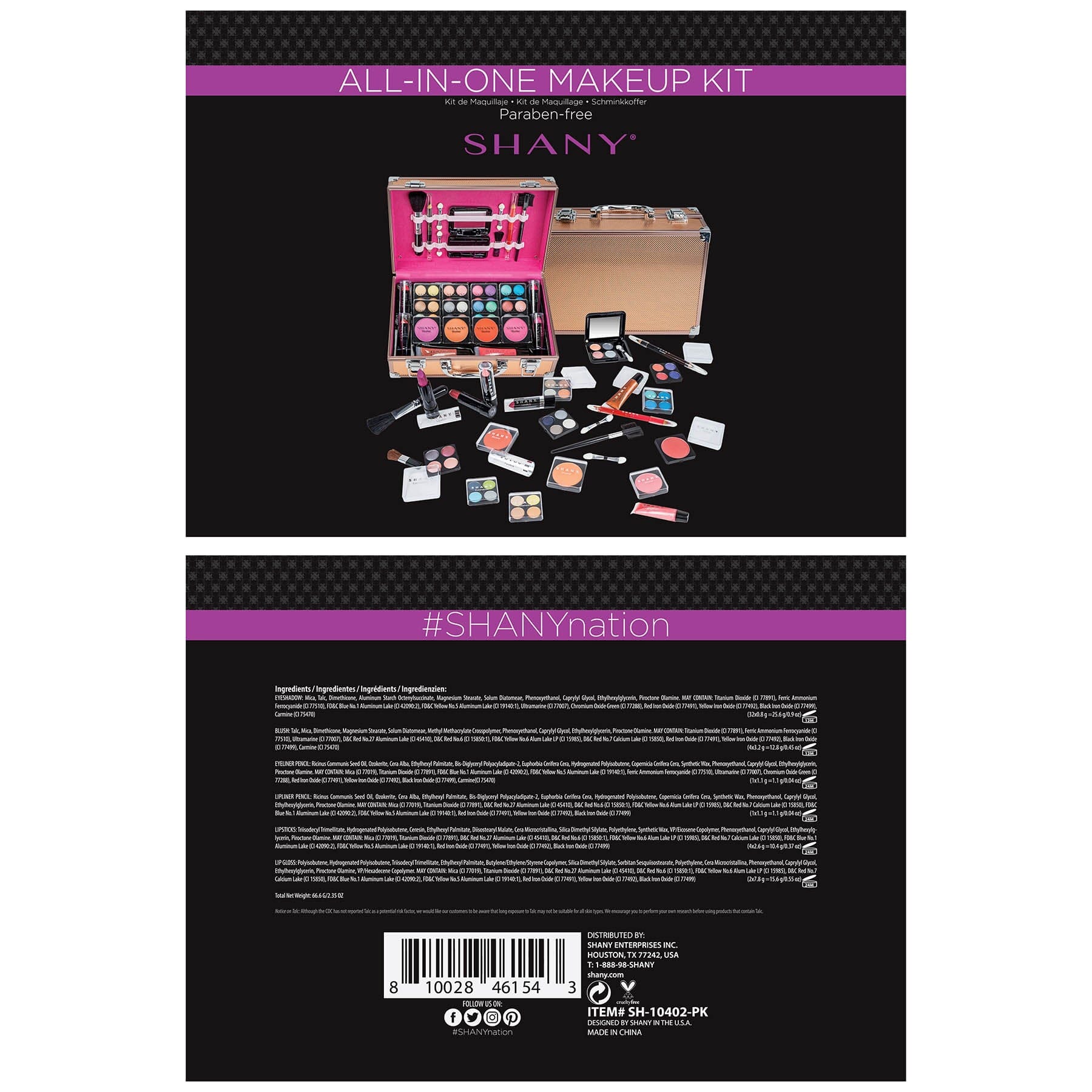 Carry All Makeup Train Case - Makeup Set-22