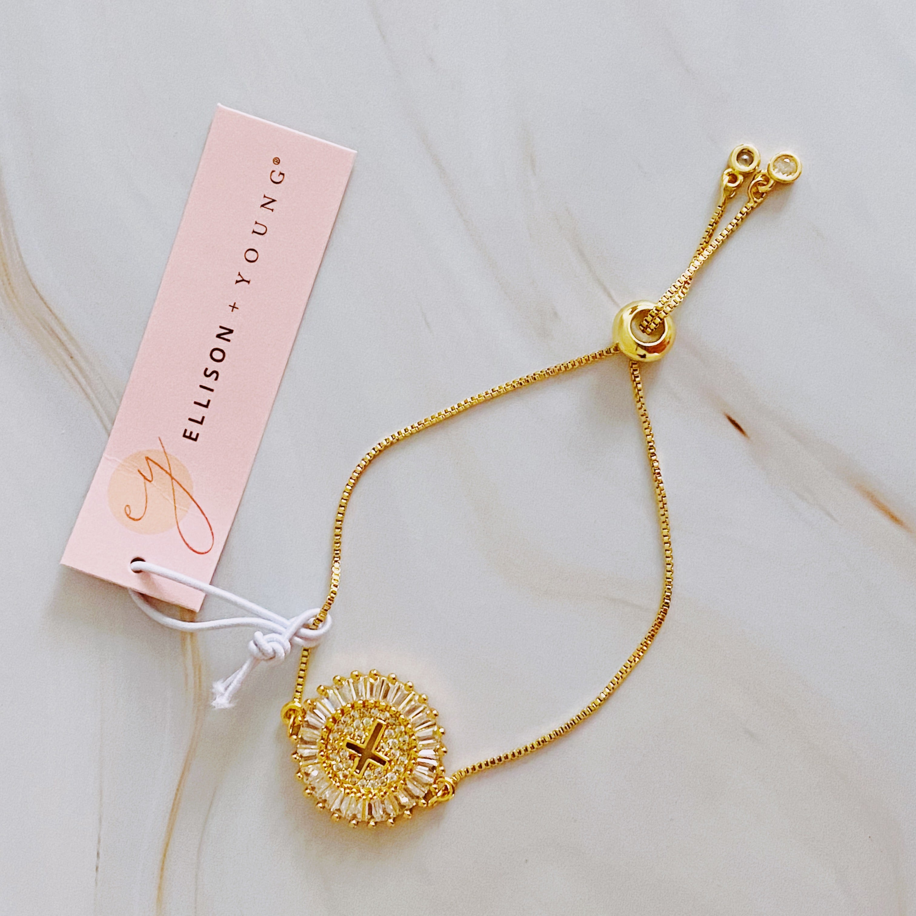 Mesmerized By The Cross Slide Bracelet by Ellisonyoung.com