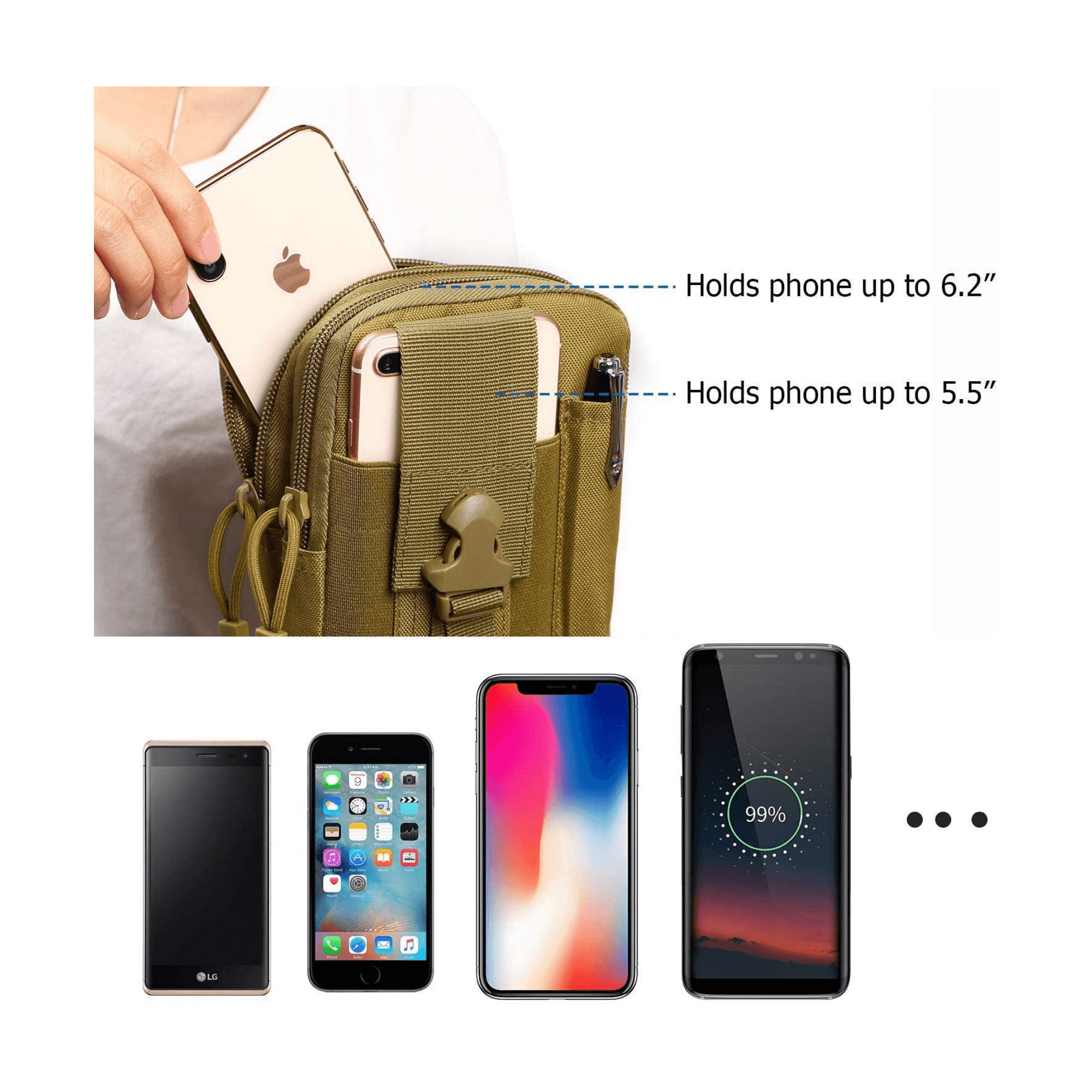 Tactical MOLLE Pouch & Waist Bag for Hiking & Outdoor Activities-47