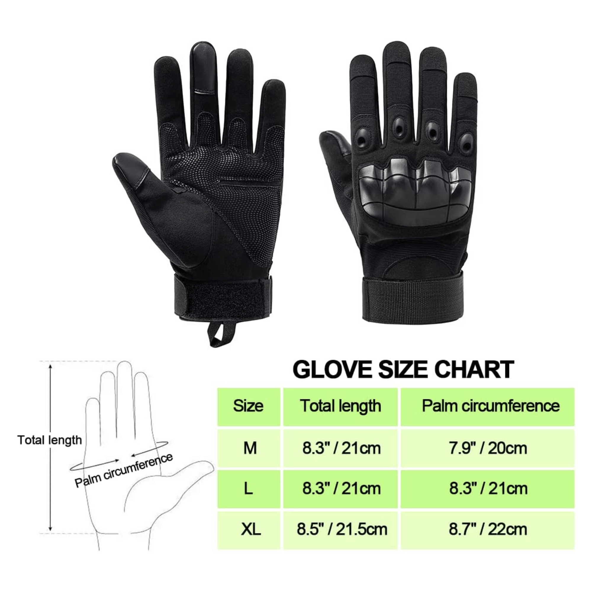 Tactical Military Airsoft Gloves for Outdoor Sports, Paintball, and Motorcycling with Touchscreen Fingertip Capability-8