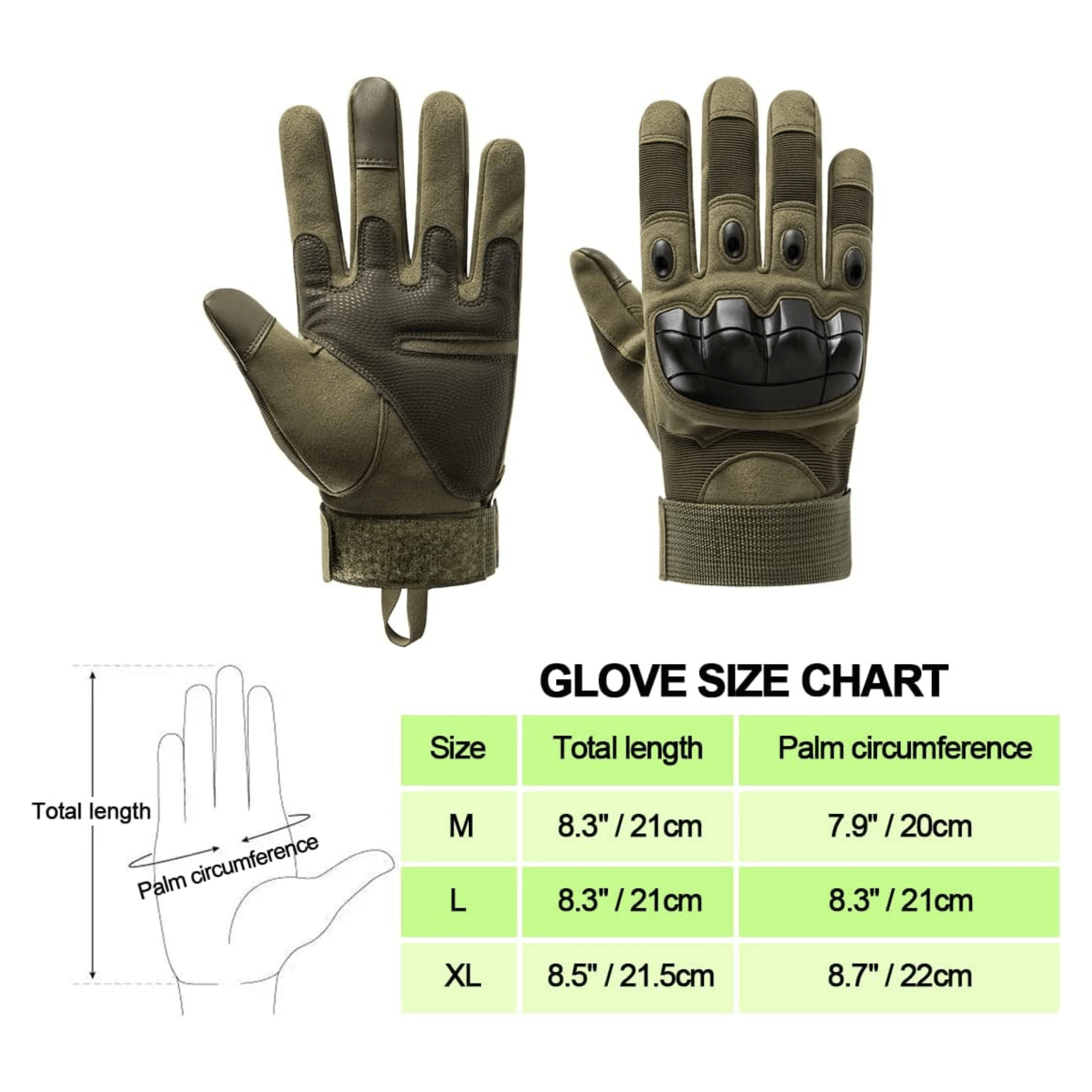 Tactical Military Airsoft Gloves for Outdoor Sports, Paintball, and Motorcycling with Touchscreen Fingertip Capability-20