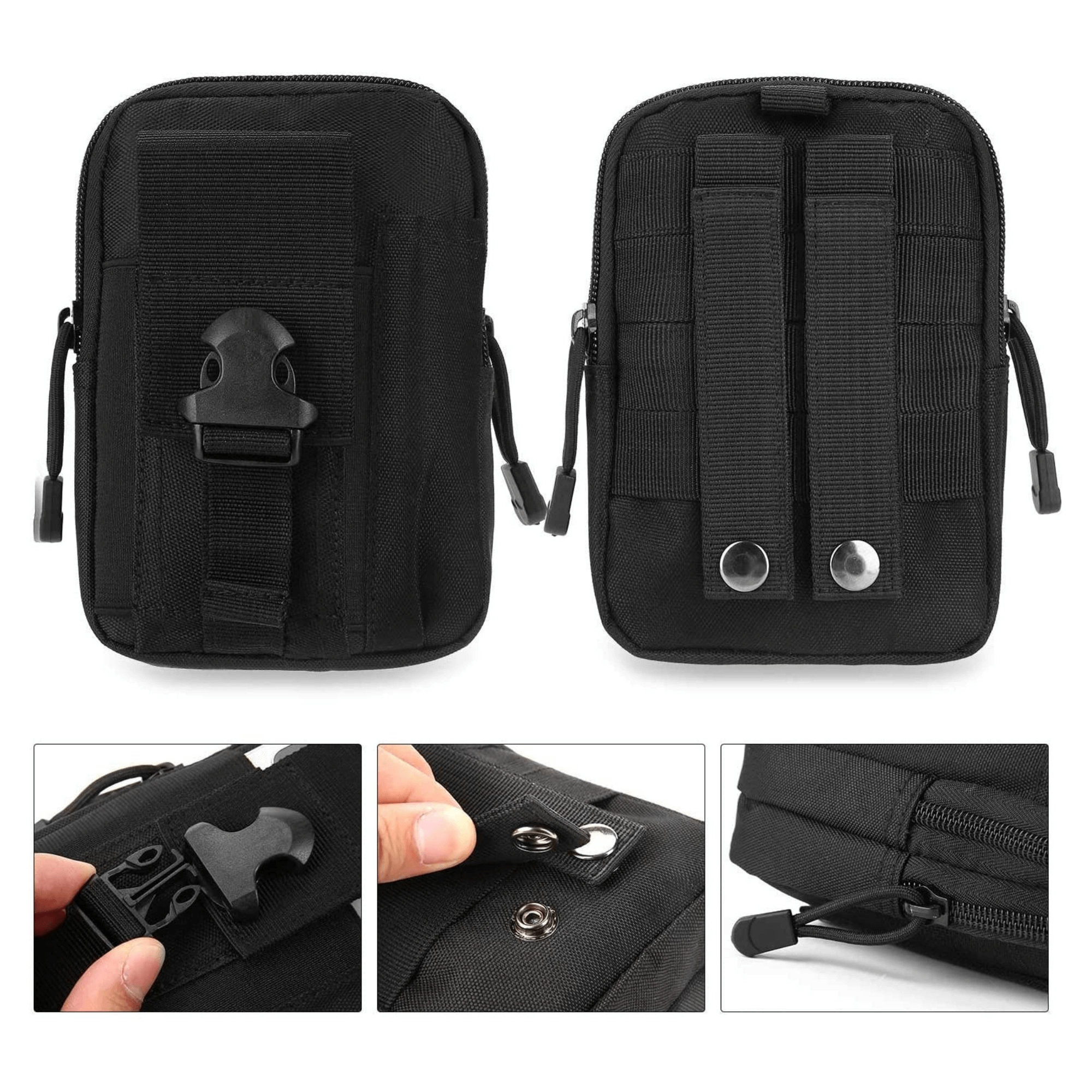 Tactical MOLLE Pouch & Waist Bag for Hiking & Outdoor Activities-45