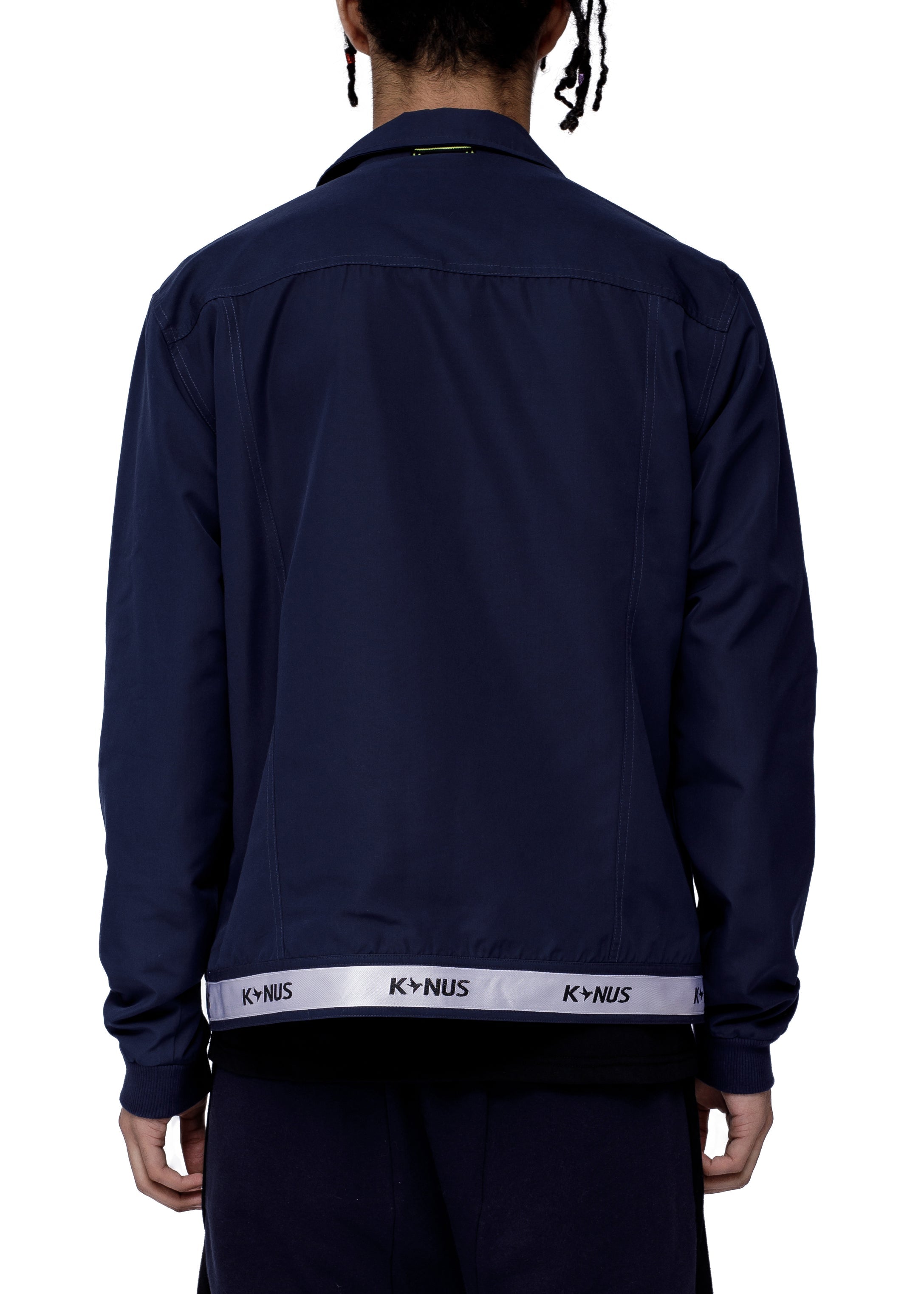 Konus Men's Short Jacket w/ Tape on Waistband In Khaki - shopatkonus