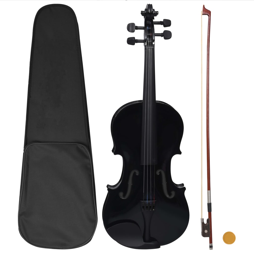 vidaXL Violin with Bow Violin Outfit with Chin Rest Carrying Bag 4/4 Full Size-5