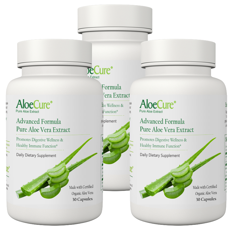 AloeCure Advanced Formula Capsules - 30ct Travel Size - AloeCure