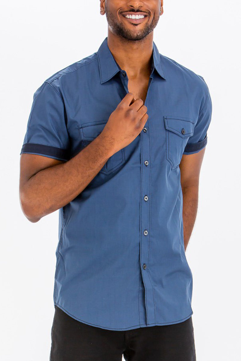 Banks Outline Stitch Button Up-4