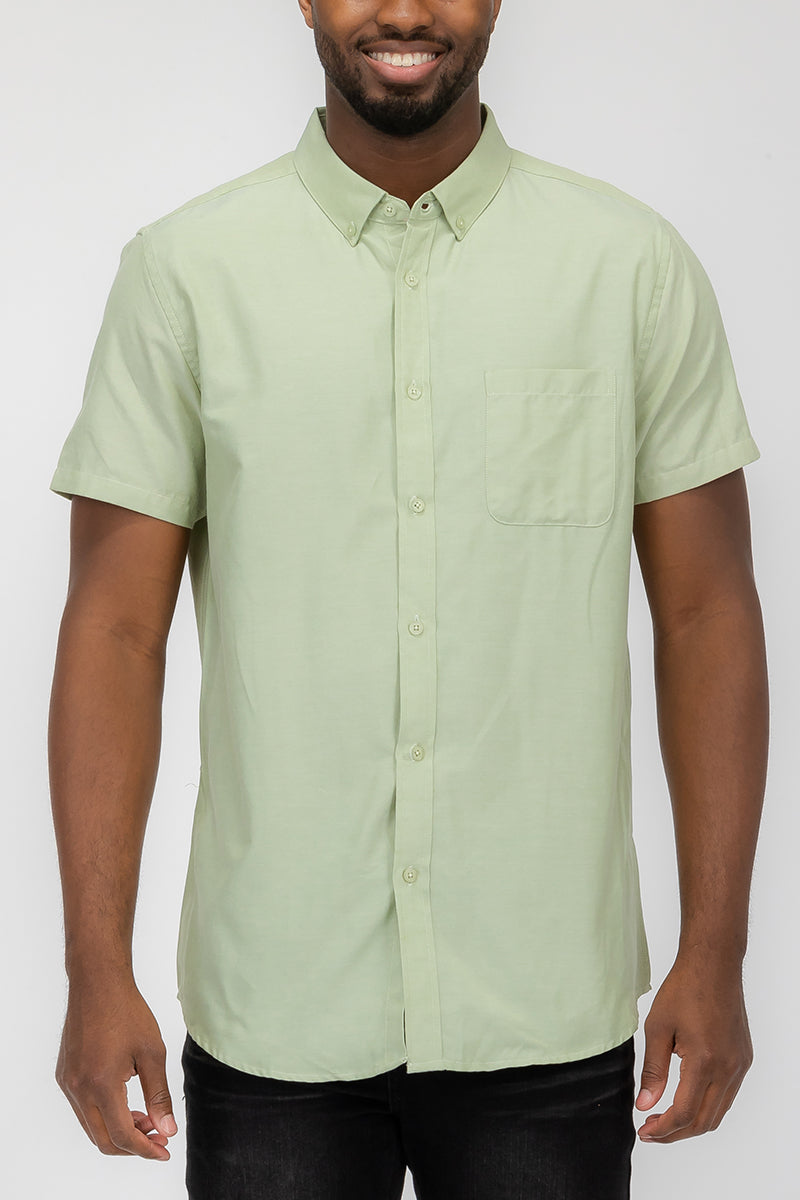 Signature Classic Single Pocket Button Down-11