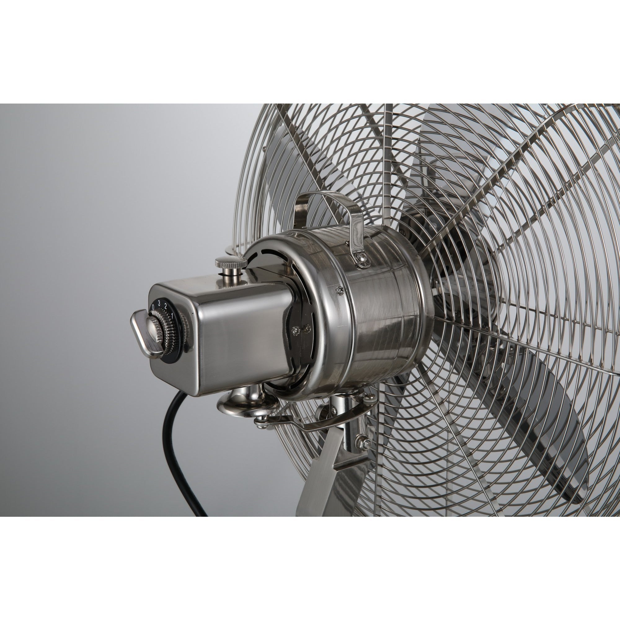 Star Tripod 16" Oscillating Stand Fan Satin Nickel