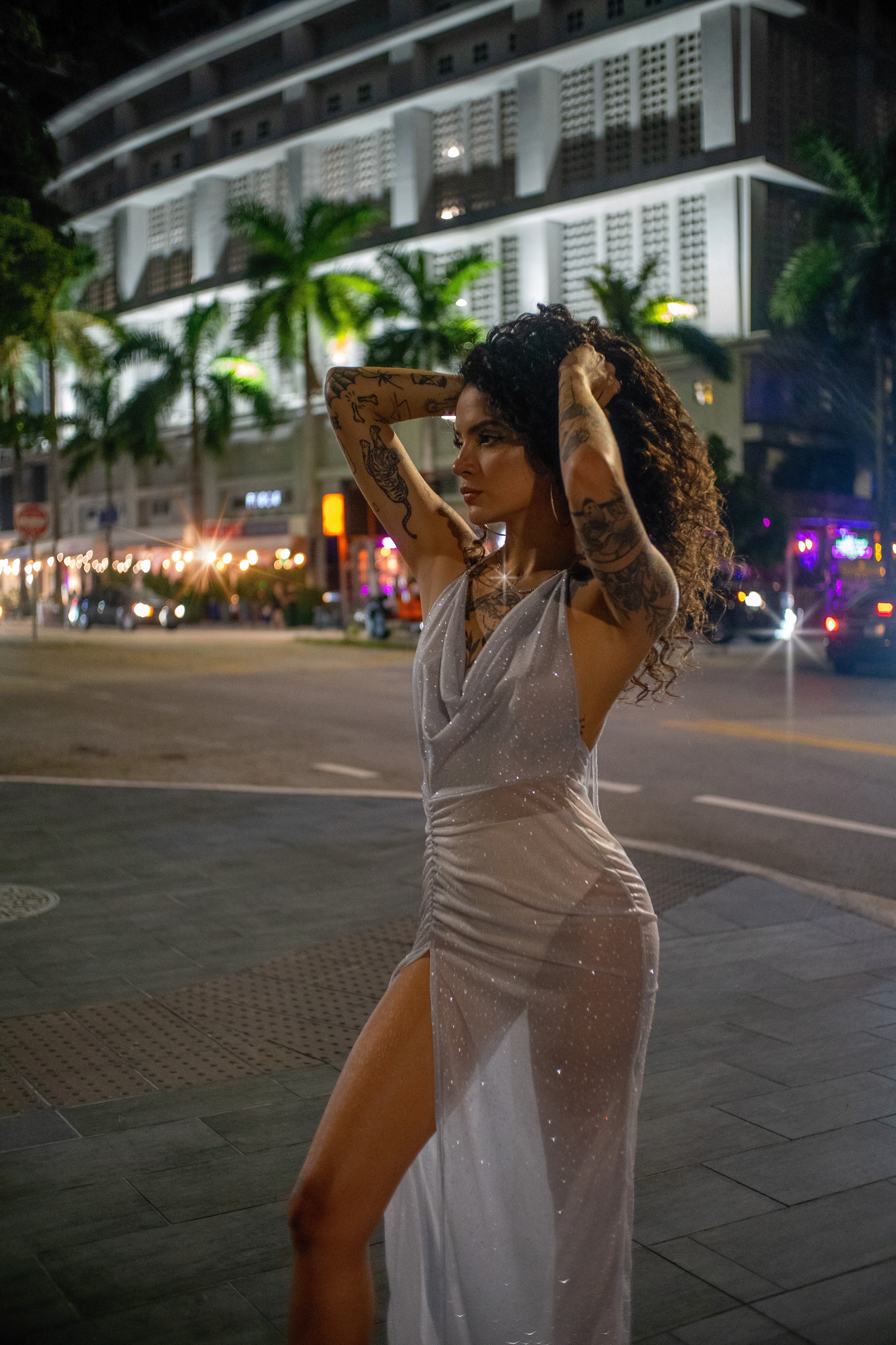 Skyline Maxi Dress Silver by Lonarc Endless Summer