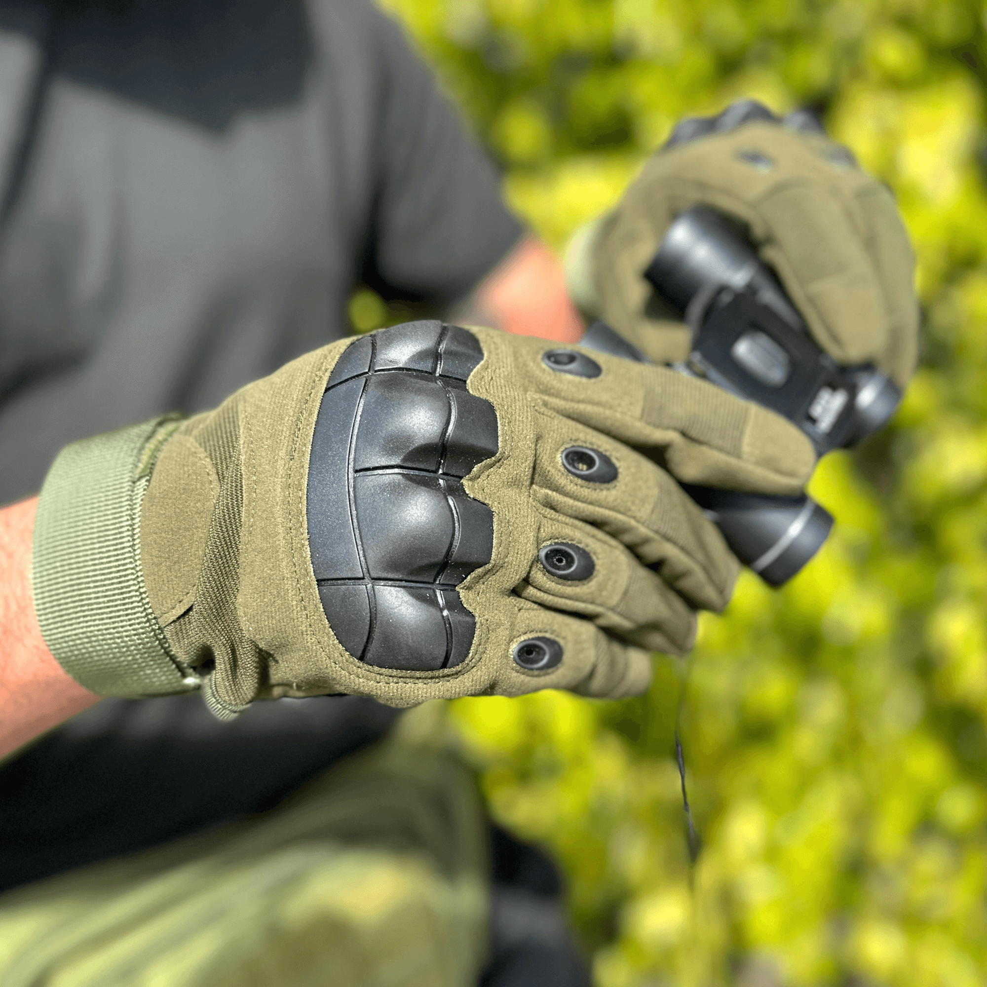 Tactical Military Airsoft Gloves for Outdoor Sports, Paintball, and Motorcycling with Touchscreen Fingertip Capability-11