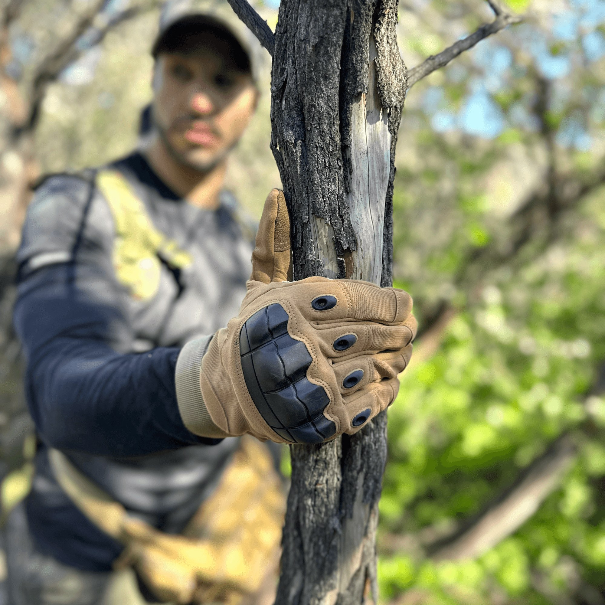 Tactical Military Airsoft Gloves for Outdoor Sports, Paintball, and Motorcycling with Touchscreen Fingertip Capability-24