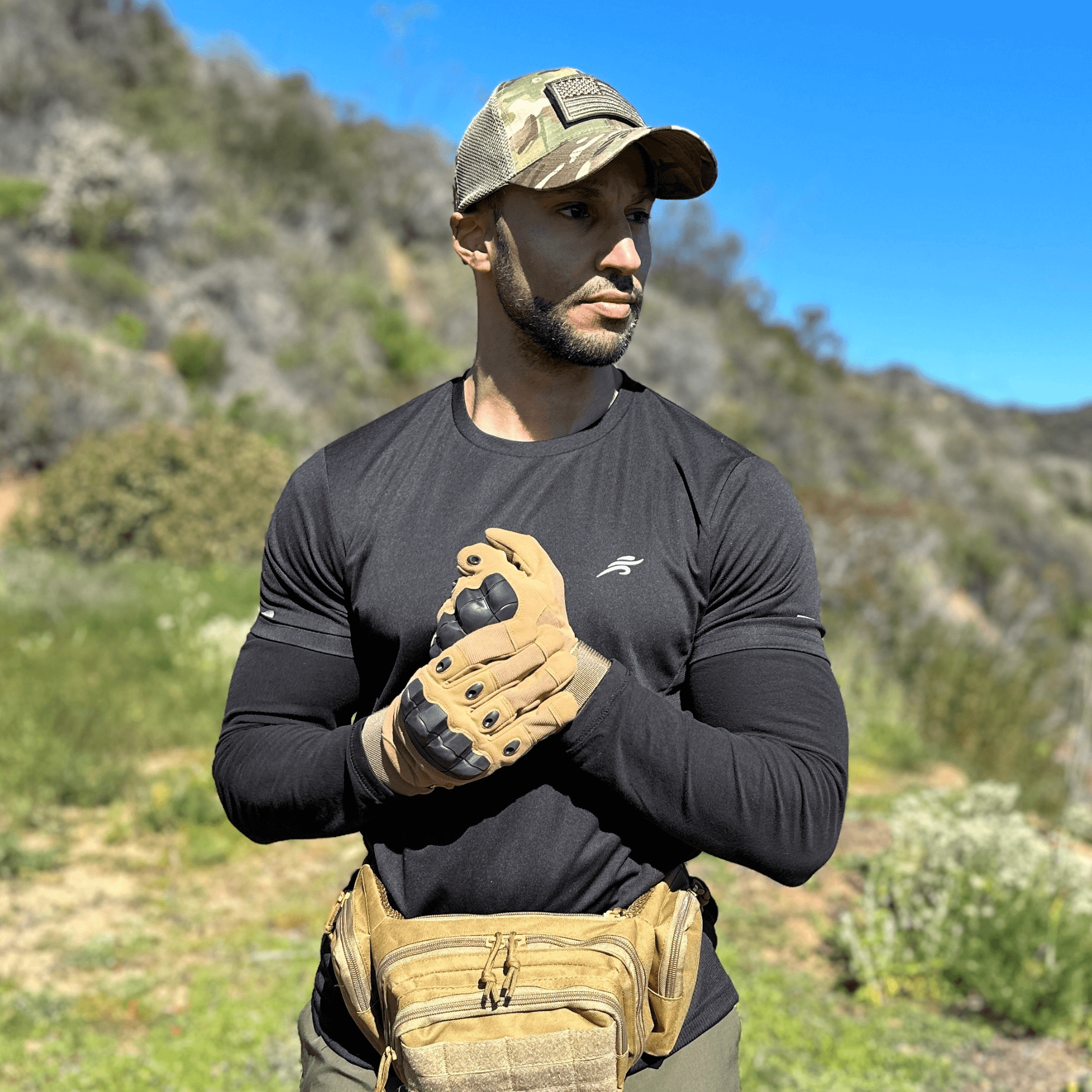 Tactical Military Airsoft Gloves for Outdoor Sports, Paintball, and Motorcycling with Touchscreen Fingertip Capability-27
