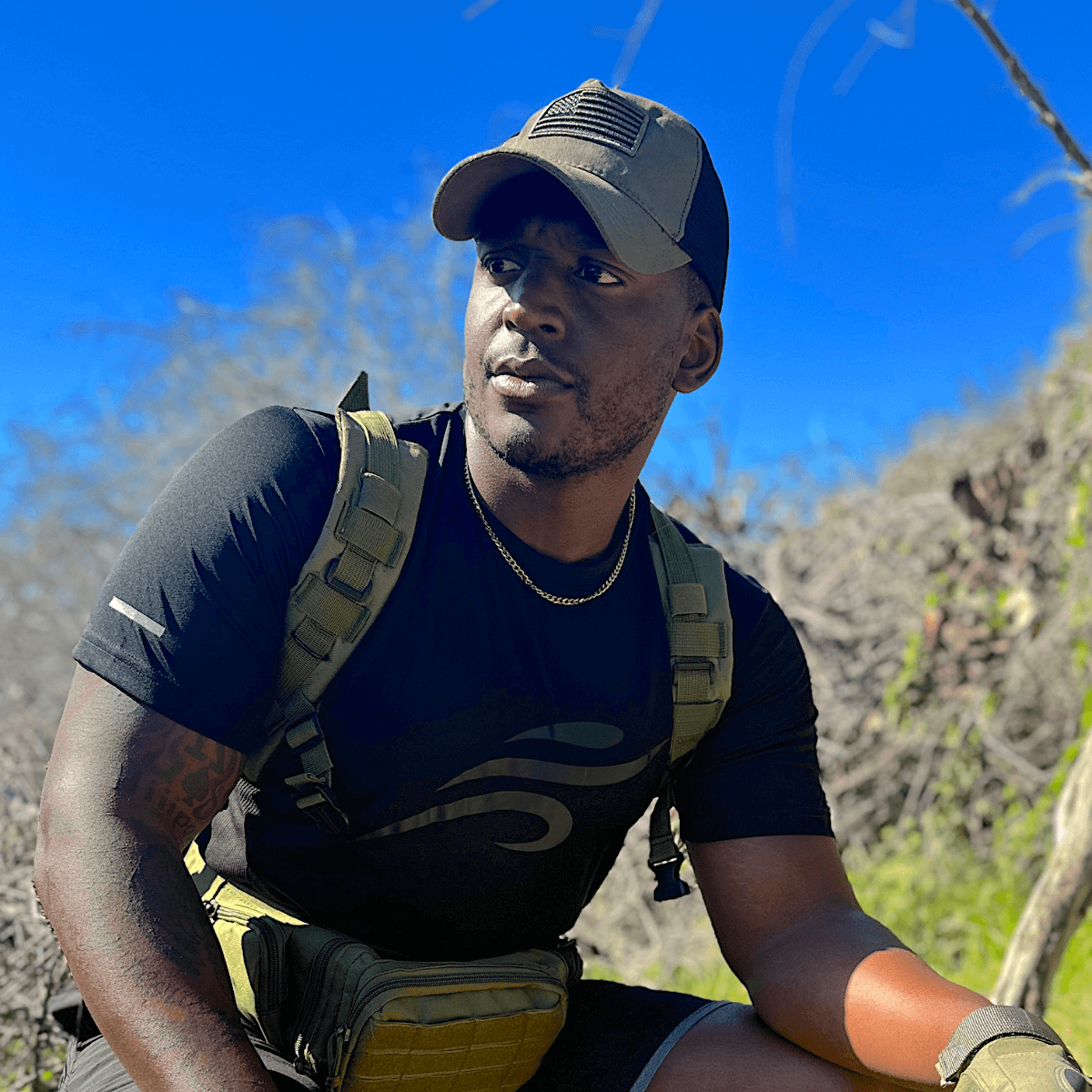 American Flag Trucker Hat with Adjustable Strap-13