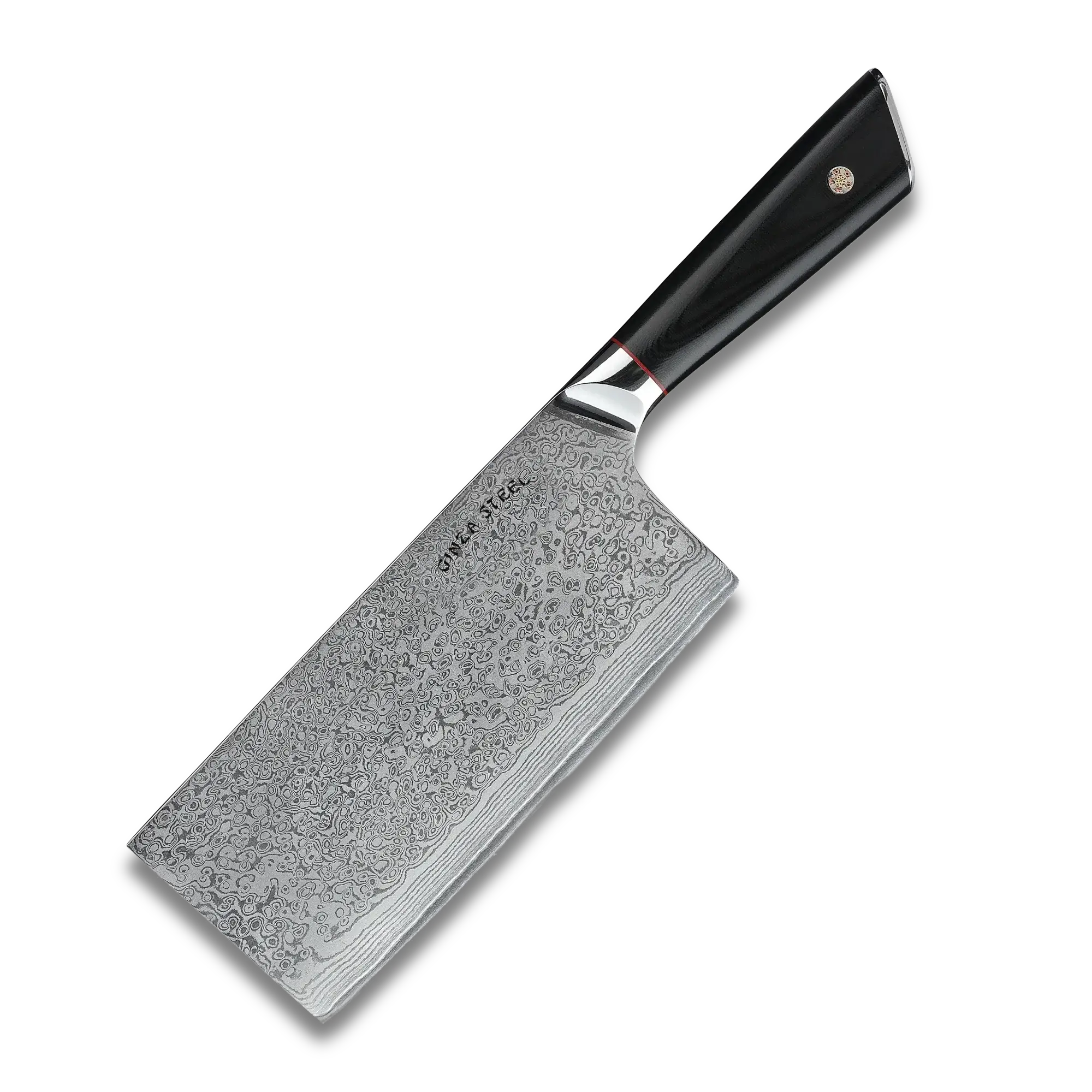 HAGAKURE X | Cleaver Knife 7" Damascus AUS 10 Steel-0
