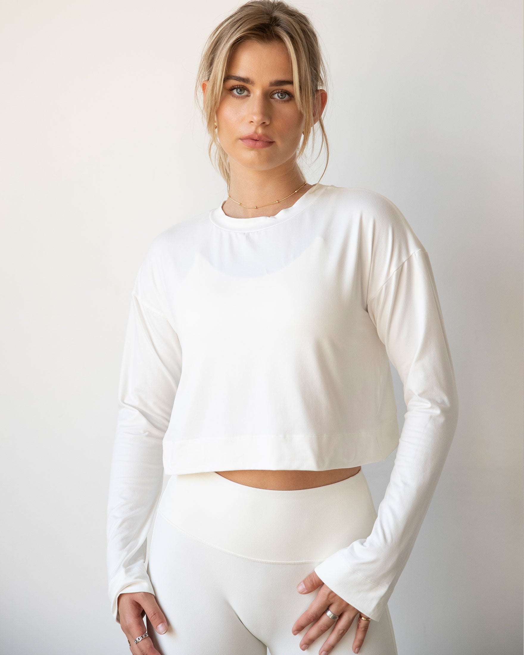 Go With The Flow Crop Long Sleeve-9