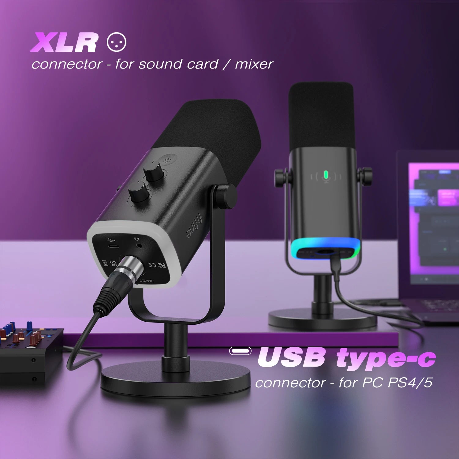 FIFINE USB/XLR Dynamic Gaming Microphone