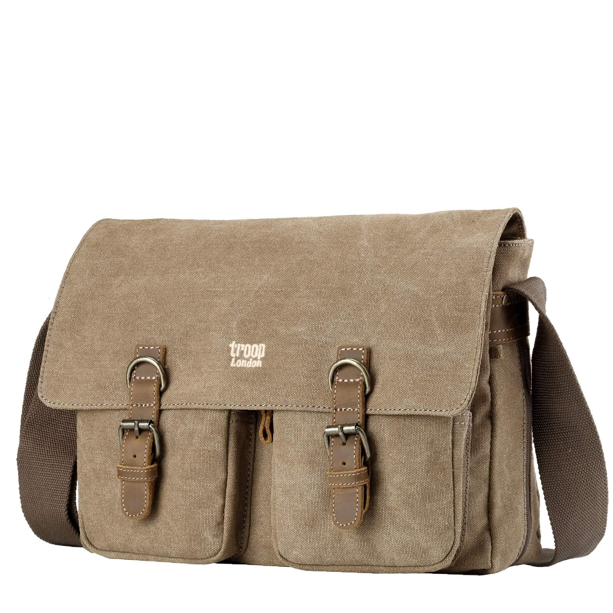 TRP0210 Troop London Classic Canvas Messenger Bag-18