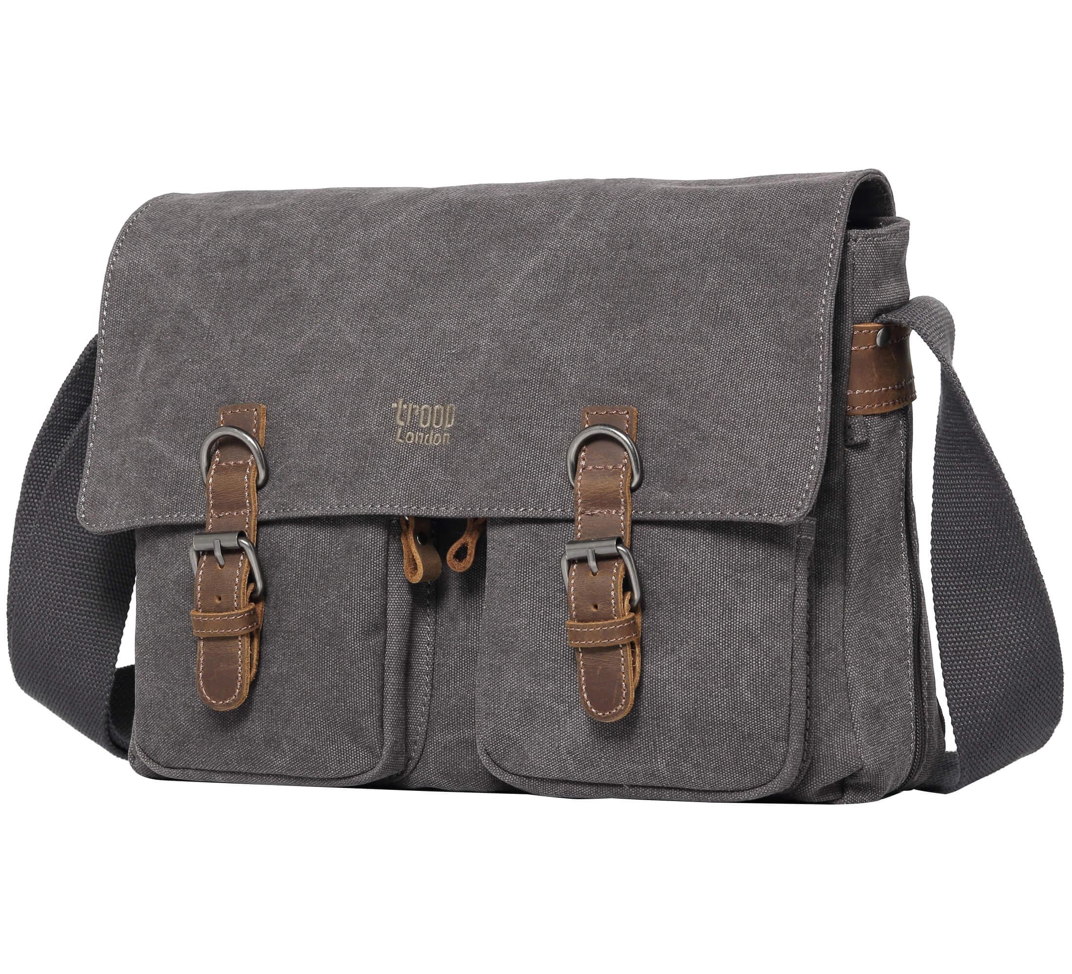 TRP0210 Troop London Classic Canvas Messenger Bag-24