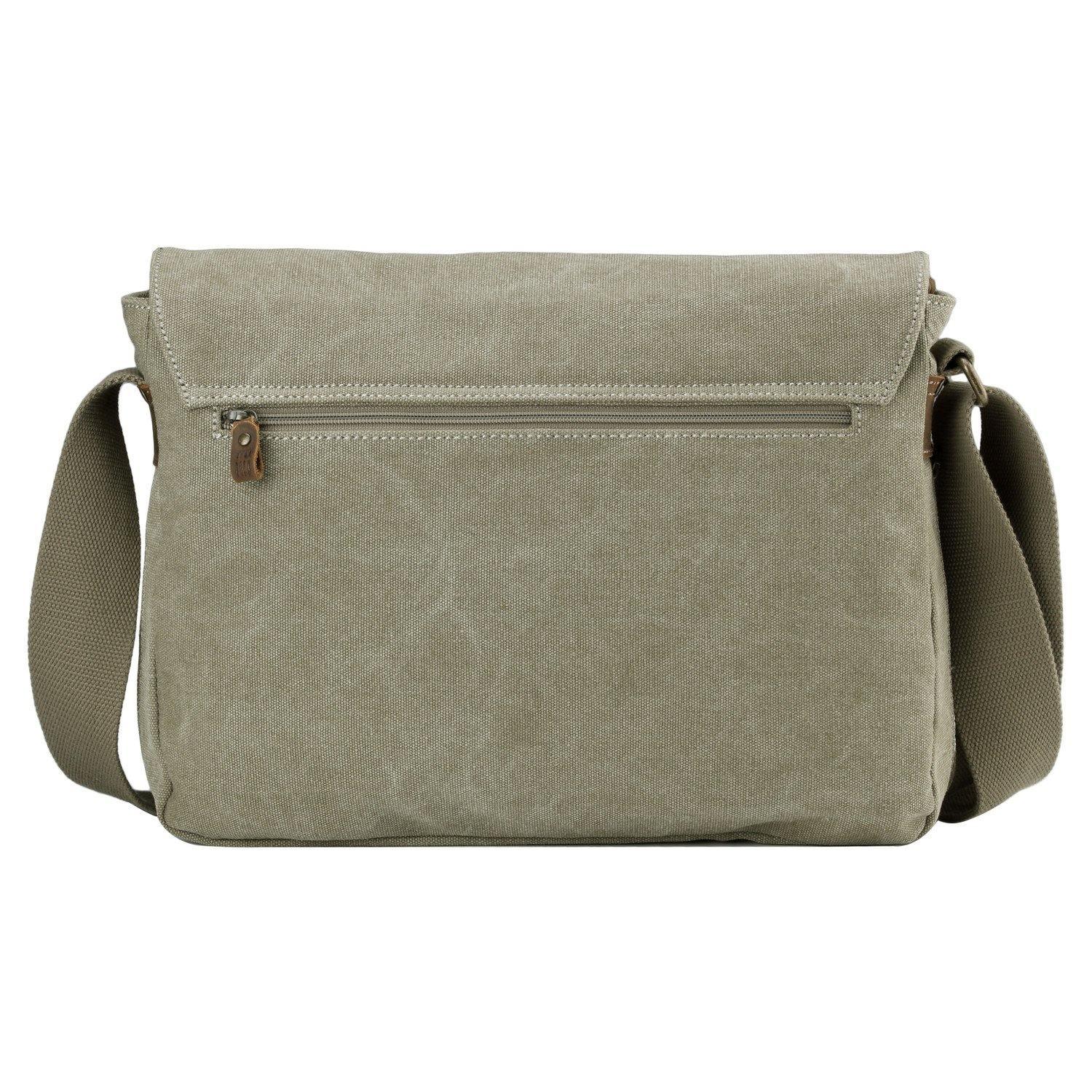 TRP0210 Troop London Classic Canvas Messenger Bag-11