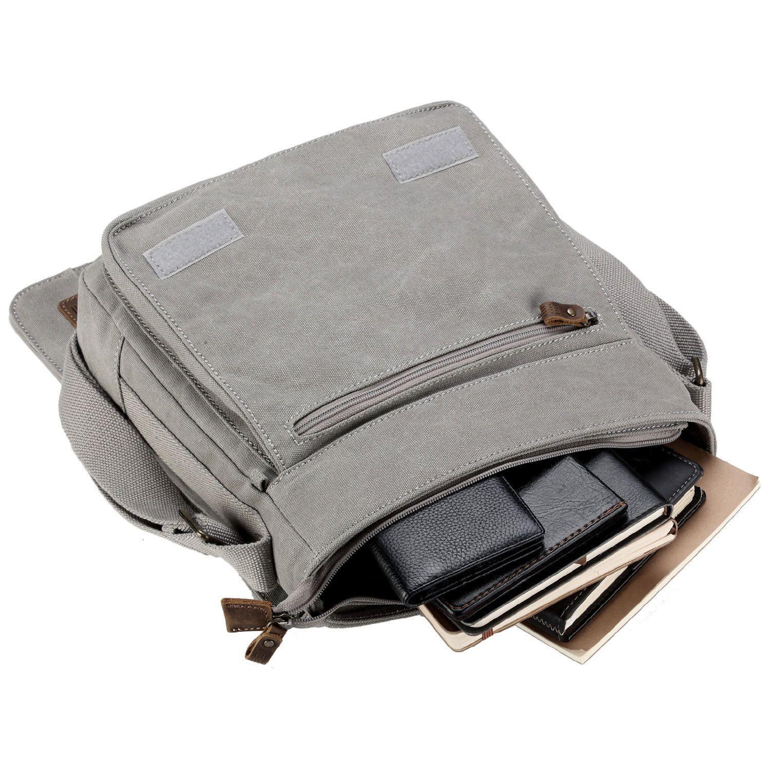 TRP0219 Troop London Classic Canvas Across Body Bag-9
