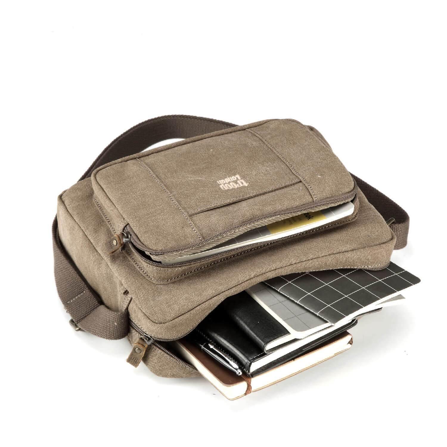 TRP0234 Troop London Classic Canvas Across Body Bag-12