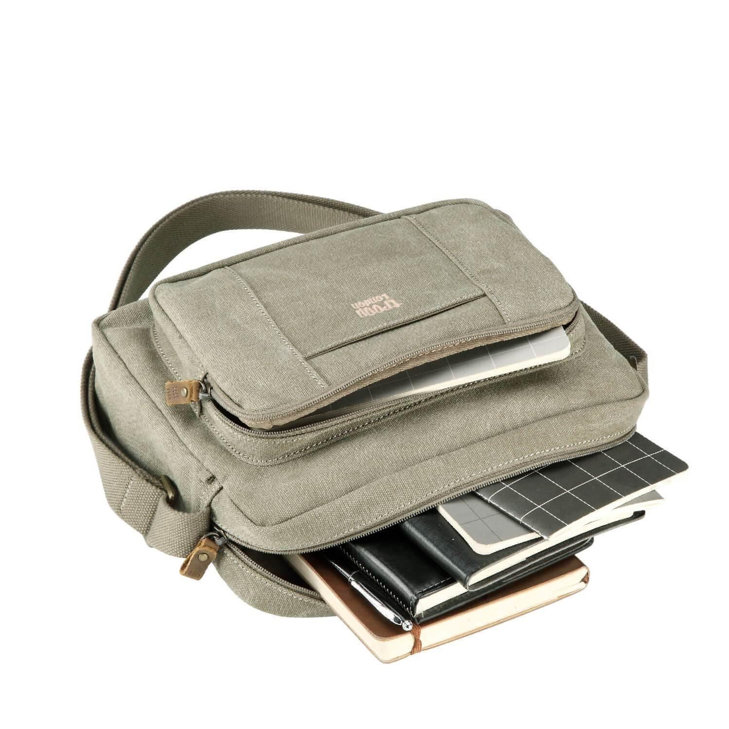 TRP0234 Troop London Classic Canvas Across Body Bag-17
