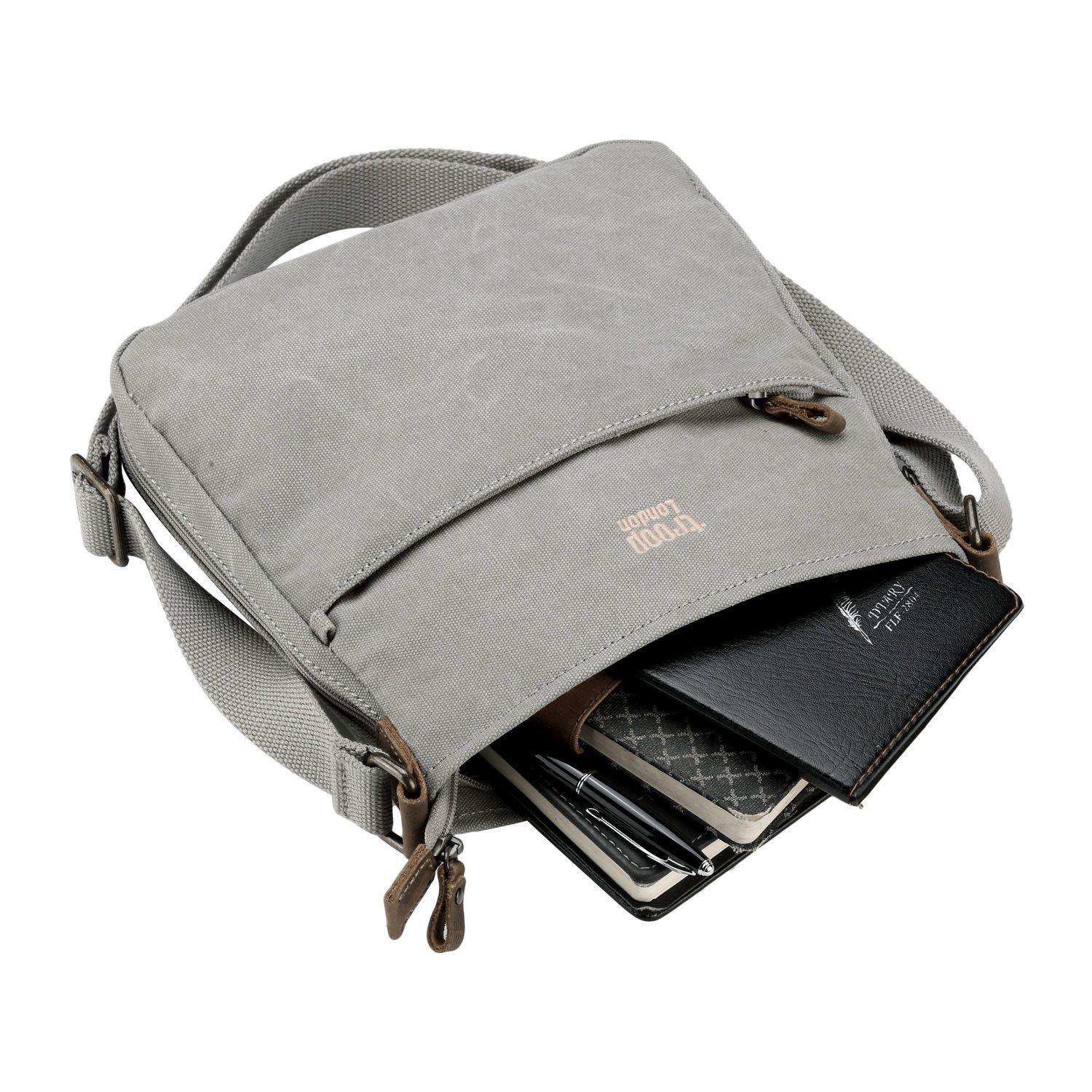TRP0237 Troop London Classic Canvas Across Body Bag-14