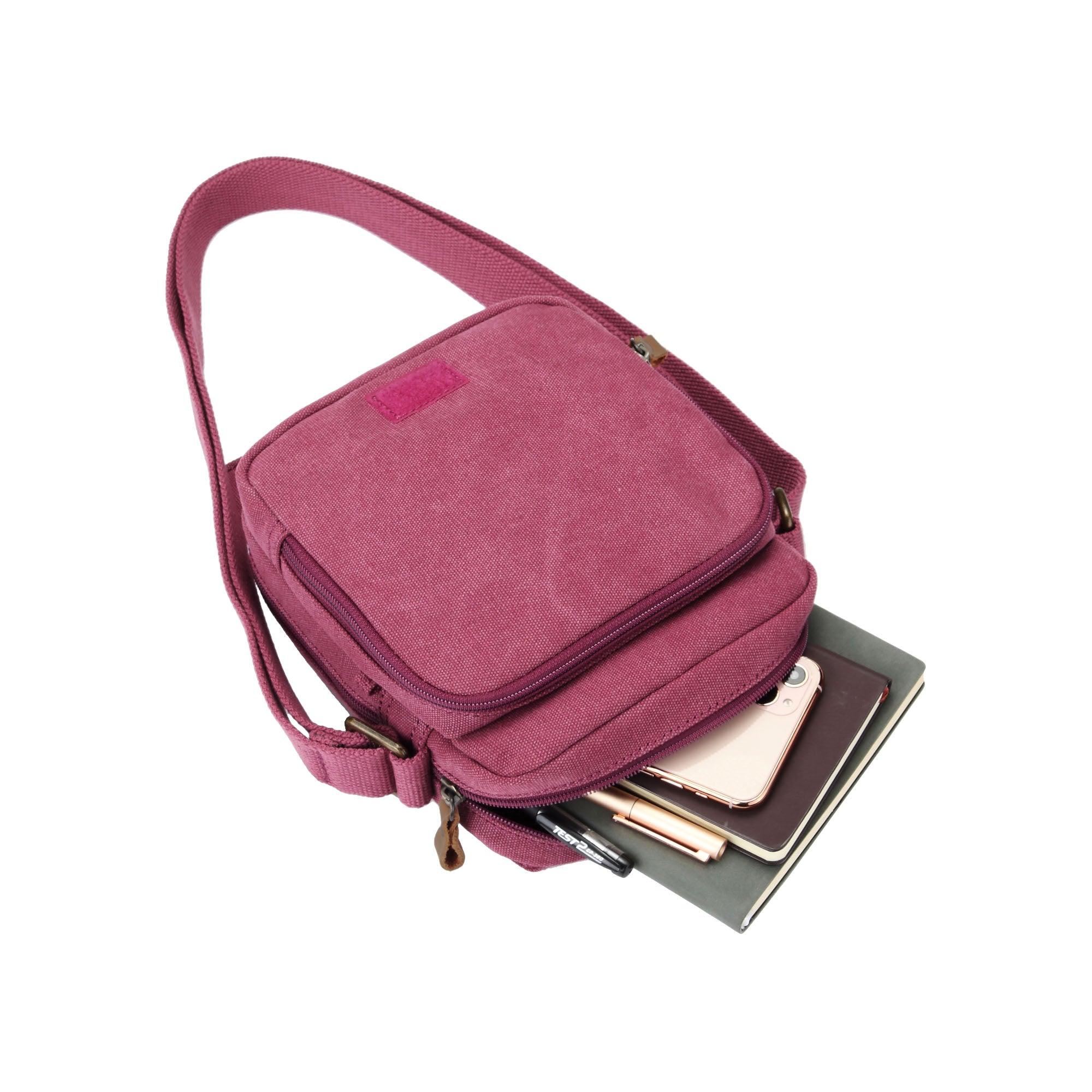 TRP0239 Troop London Classic Canvas Across Body Bag-46