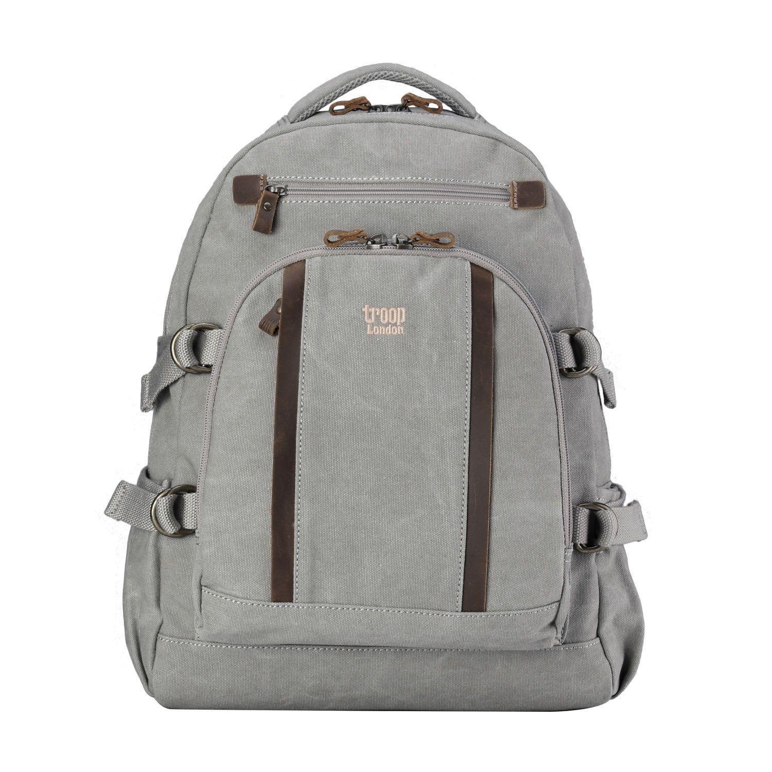 TRP0257 Troop London Classic Canvas Laptop Backpack - Large-17